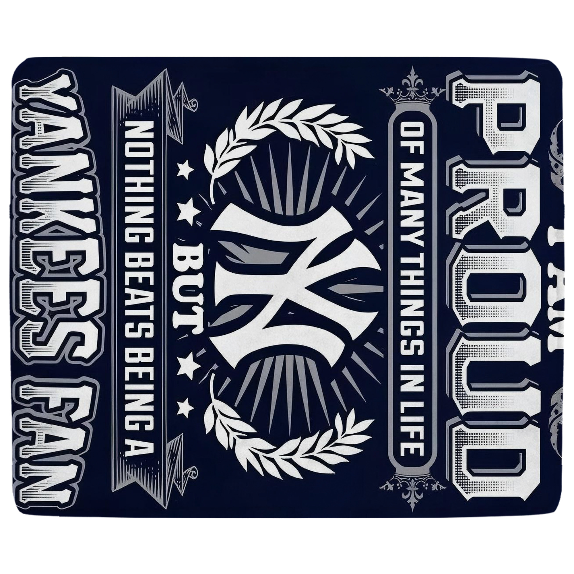 New York Yankees 301 Soft Fleece Throw Blanket 50 X 60 Inch – Super Soft, Lightweight, And Durable – Perfect For Sofa, Bed, Camping, And More – Ideal Gift For Family And Friends