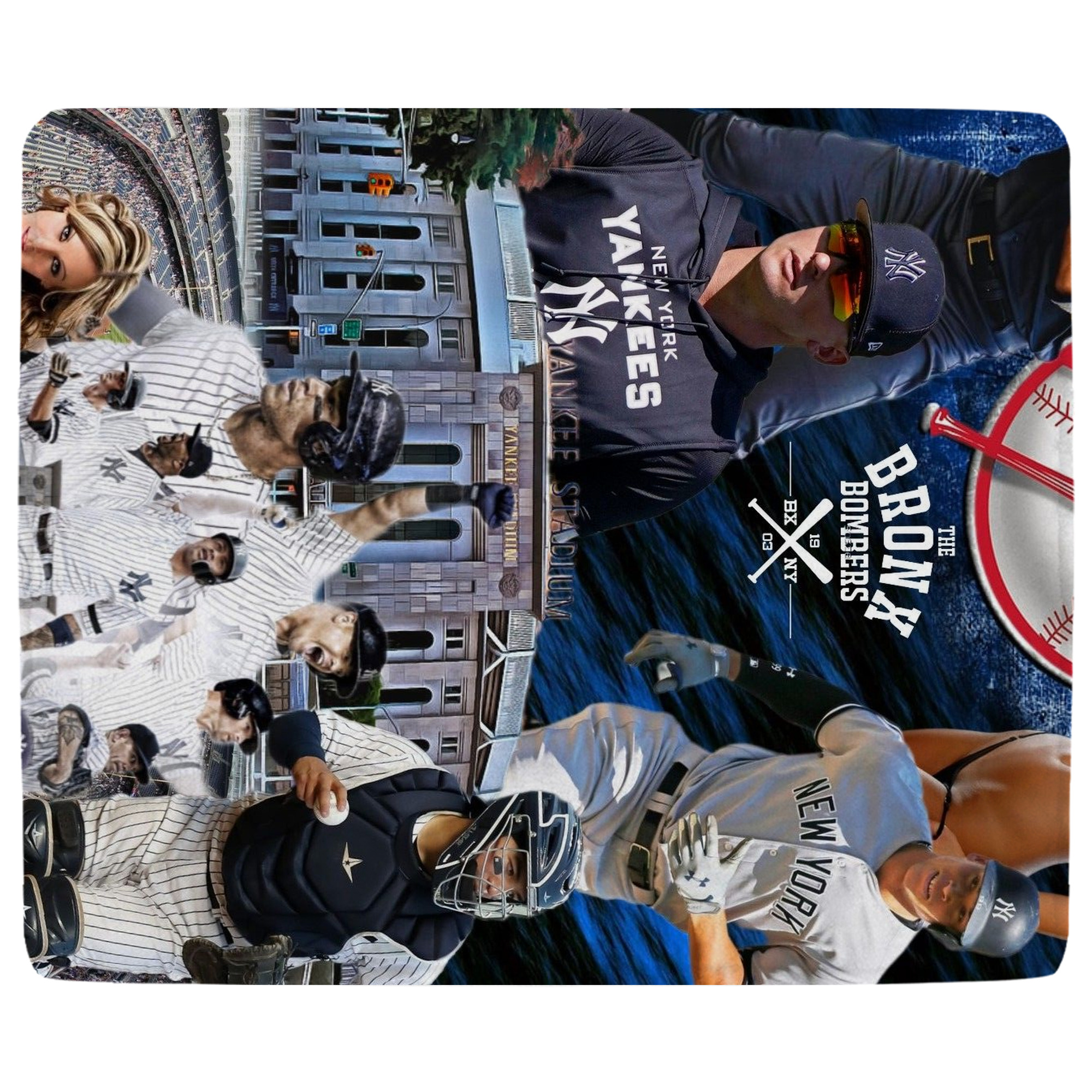 New York Yankees 336 Soft Fleece Throw Blanket 50 X 60 Inch – Super Soft, Lightweight, And Durable – Perfect For Sofa, Bed, Camping, And More – Ideal Gift For Family And Friends