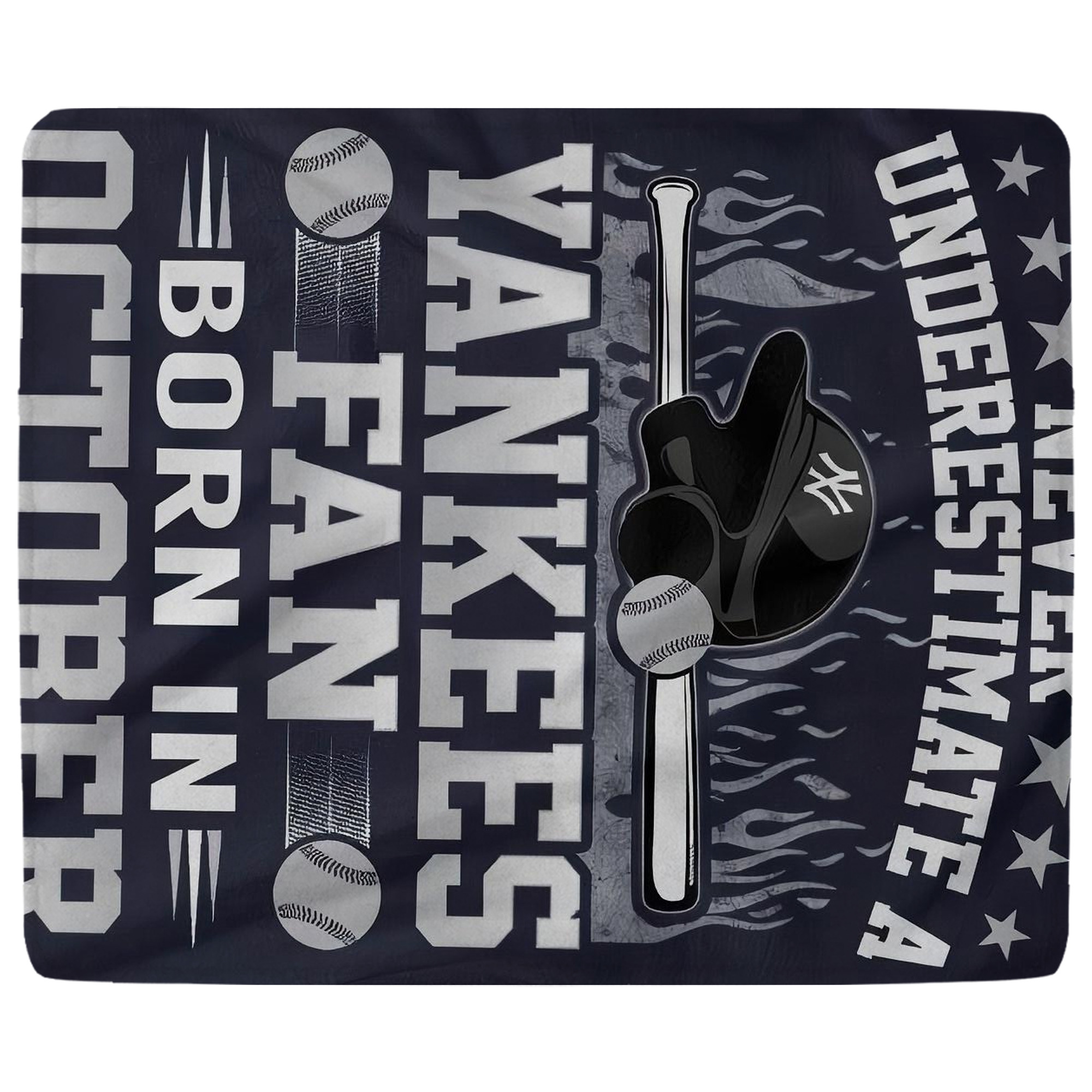 New York Yankees 349 Soft Fleece Throw Blanket 50 X 60 Inch – Super Soft, Lightweight, And Durable – Perfect For Sofa, Bed, Camping, And More – Ideal Gift For Family And Friends