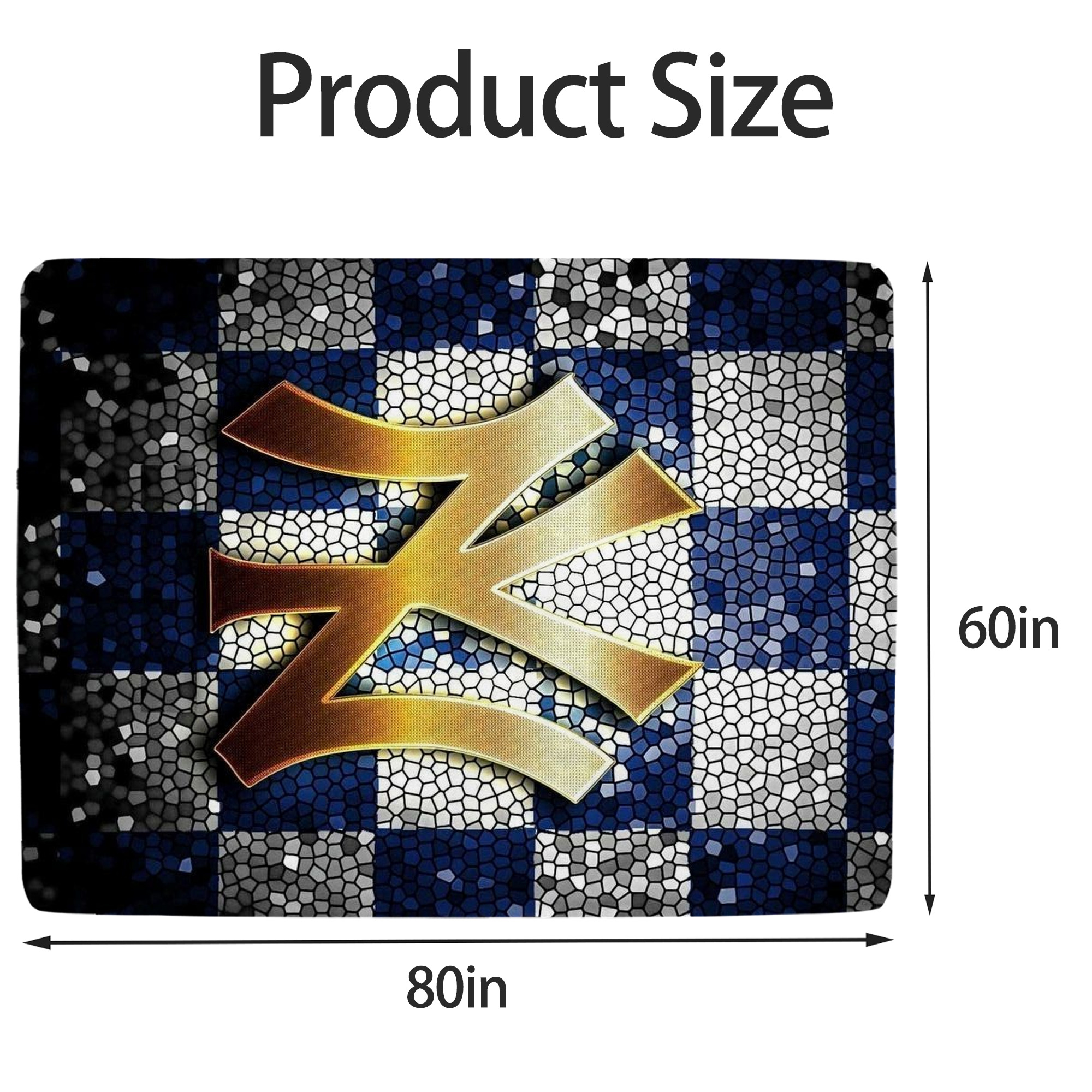 New York Yankees 129 Soft Fleece Throw Blanket 60 X 80 Inch – Super Soft, Lightweight, And Durable – Perfect For Sofa, Bed, Camping, And More – Ideal Gift For Family And Friends