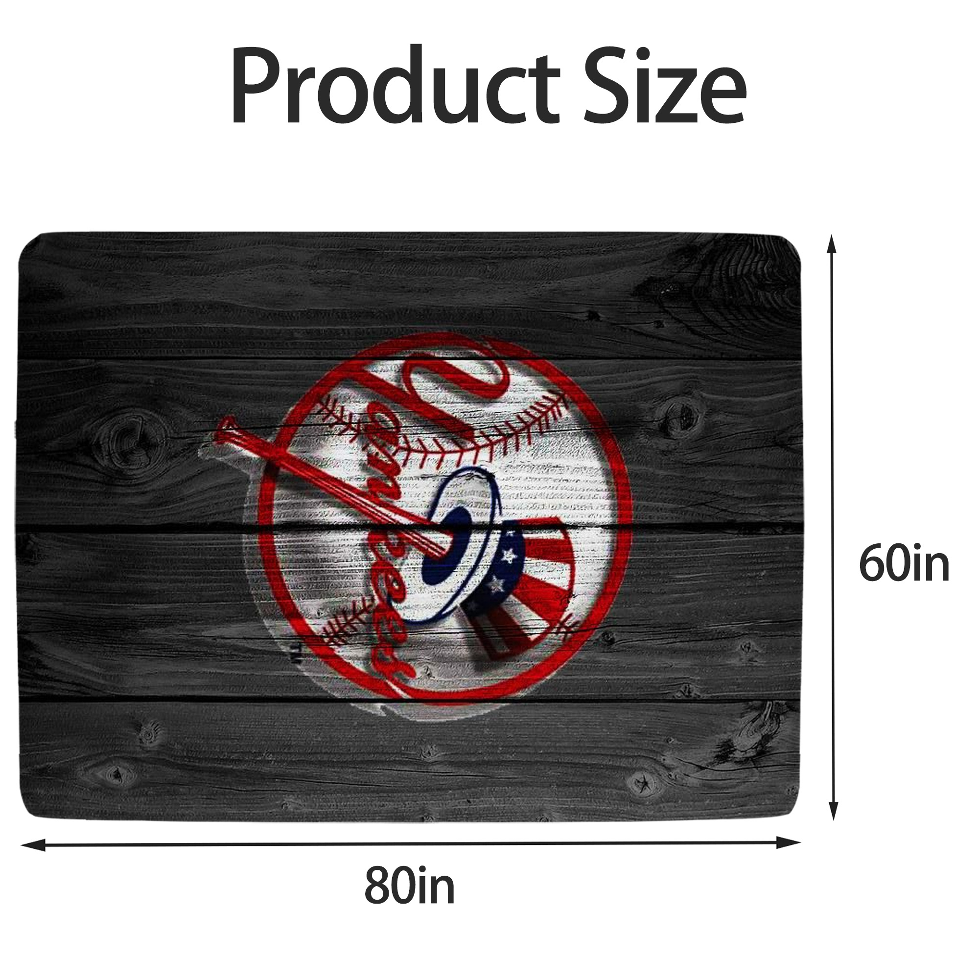 New York Yankees 131 Soft Fleece Throw Blanket 60 X 80 Inch – Super Soft, Lightweight, And Durable – Perfect For Sofa, Bed, Camping, And More – Ideal Gift For Family And Friends