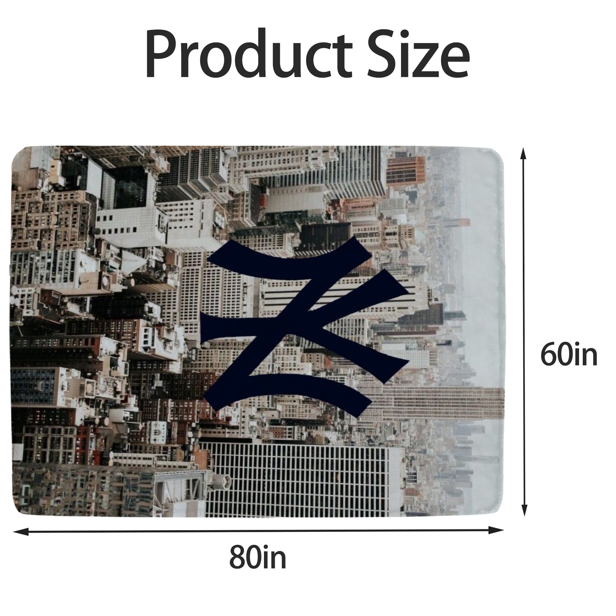 New York Yankees 171 Soft Fleece Throw Blanket 60 X 80 Inch – Super Soft, Lightweight, And Durable – Perfect For Sofa, Bed, Camping, And More – Ideal Gift For Family And Friends