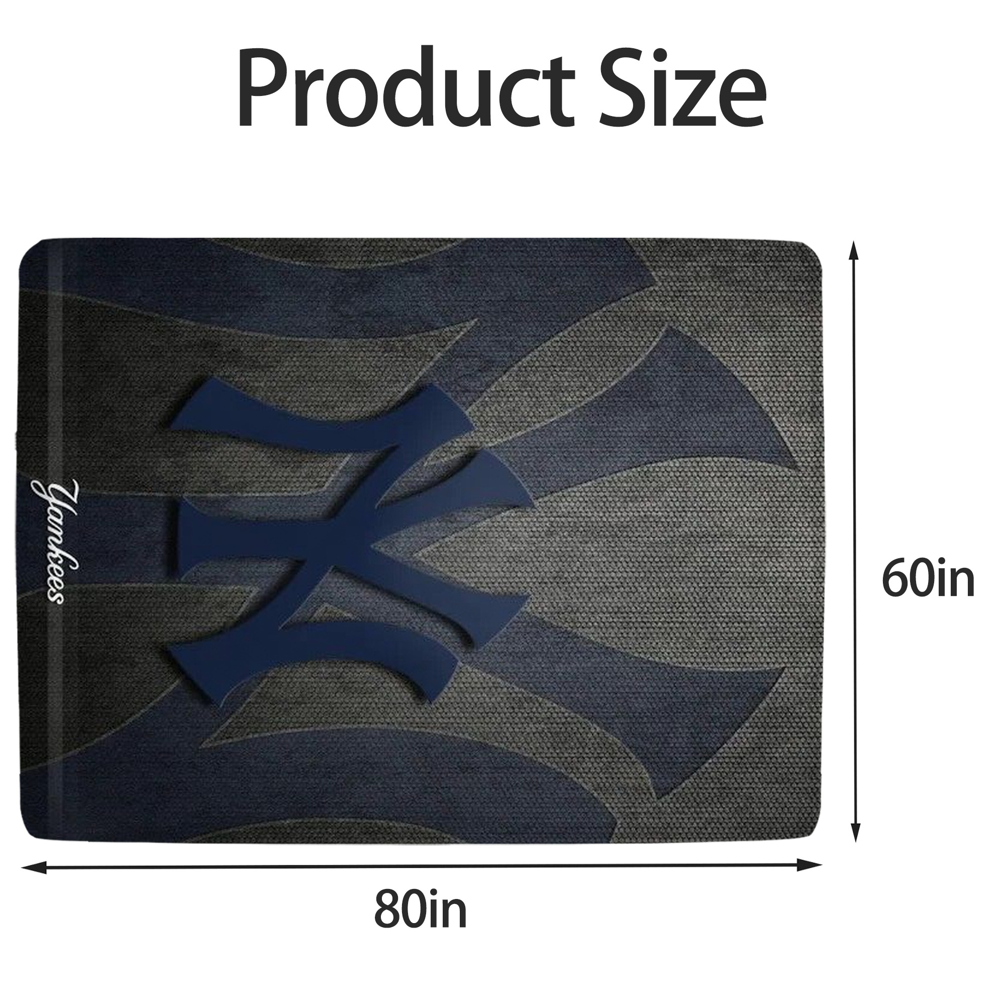 New York Yankees 153 Soft Fleece Throw Blanket 60 X 80 Inch – Super Soft, Lightweight, And Durable – Perfect For Sofa, Bed, Camping, And More – Ideal Gift For Family And Friends