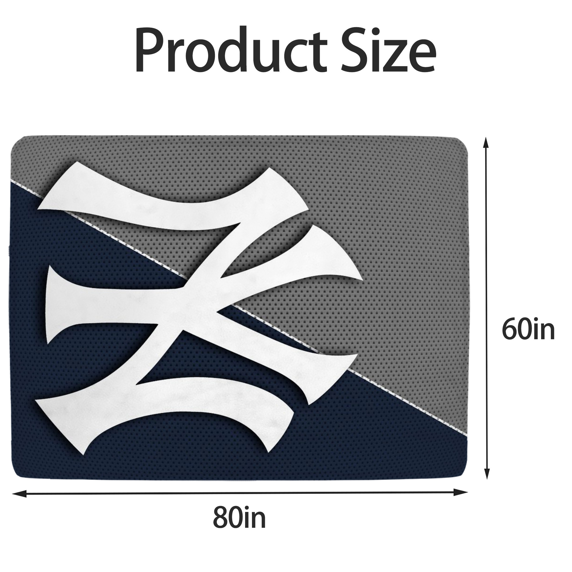 New York Yankees 177 Soft Fleece Throw Blanket 60 X 80 Inch – Super Soft, Lightweight, And Durable – Perfect For Sofa, Bed, Camping, And More – Ideal Gift For Family And Friends