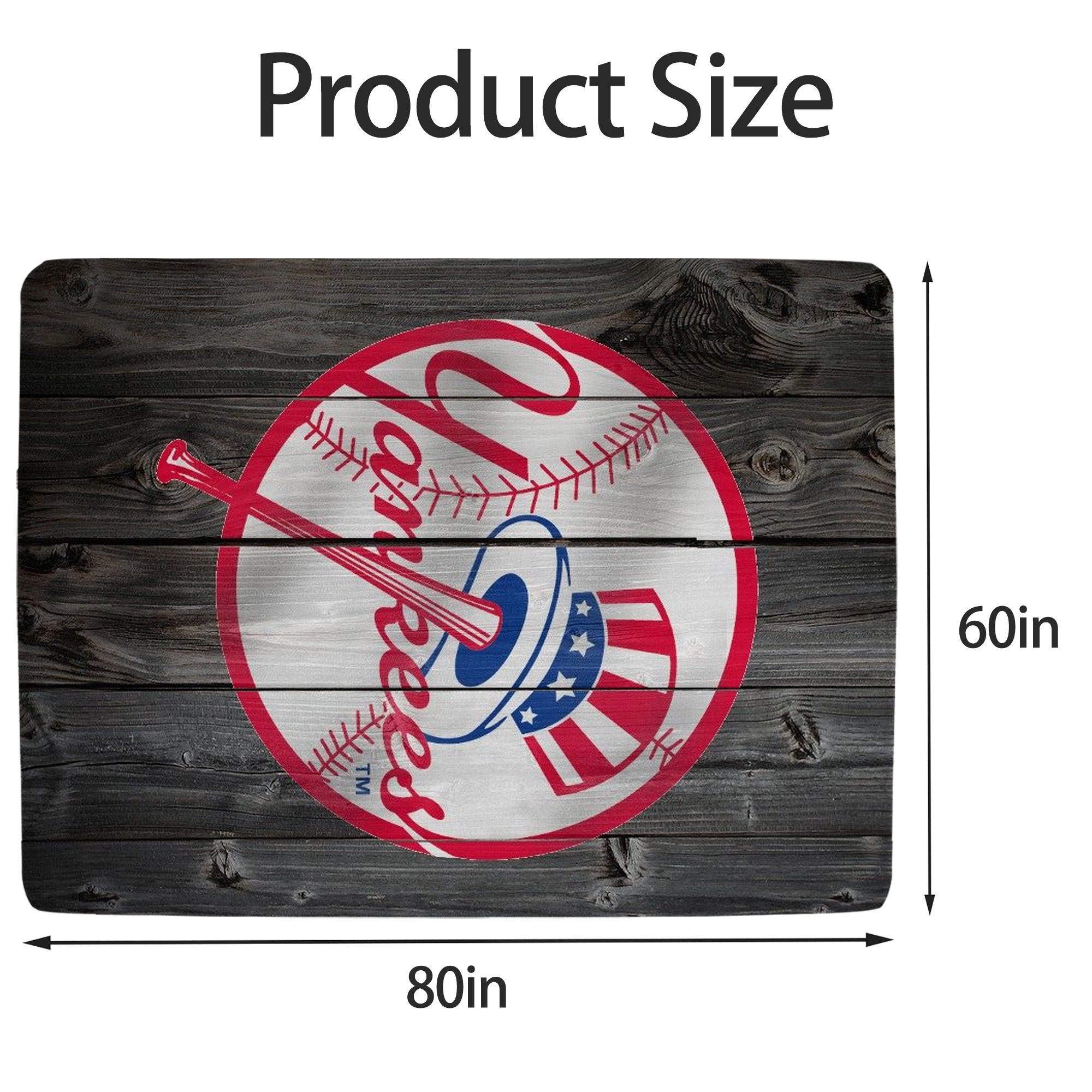 New York Yankees 189 Soft Fleece Throw Blanket 60 X 80 Inch – Super Soft, Lightweight, And Durable – Perfect For Sofa, Bed, Camping, And More – Ideal Gift For Family And Friends