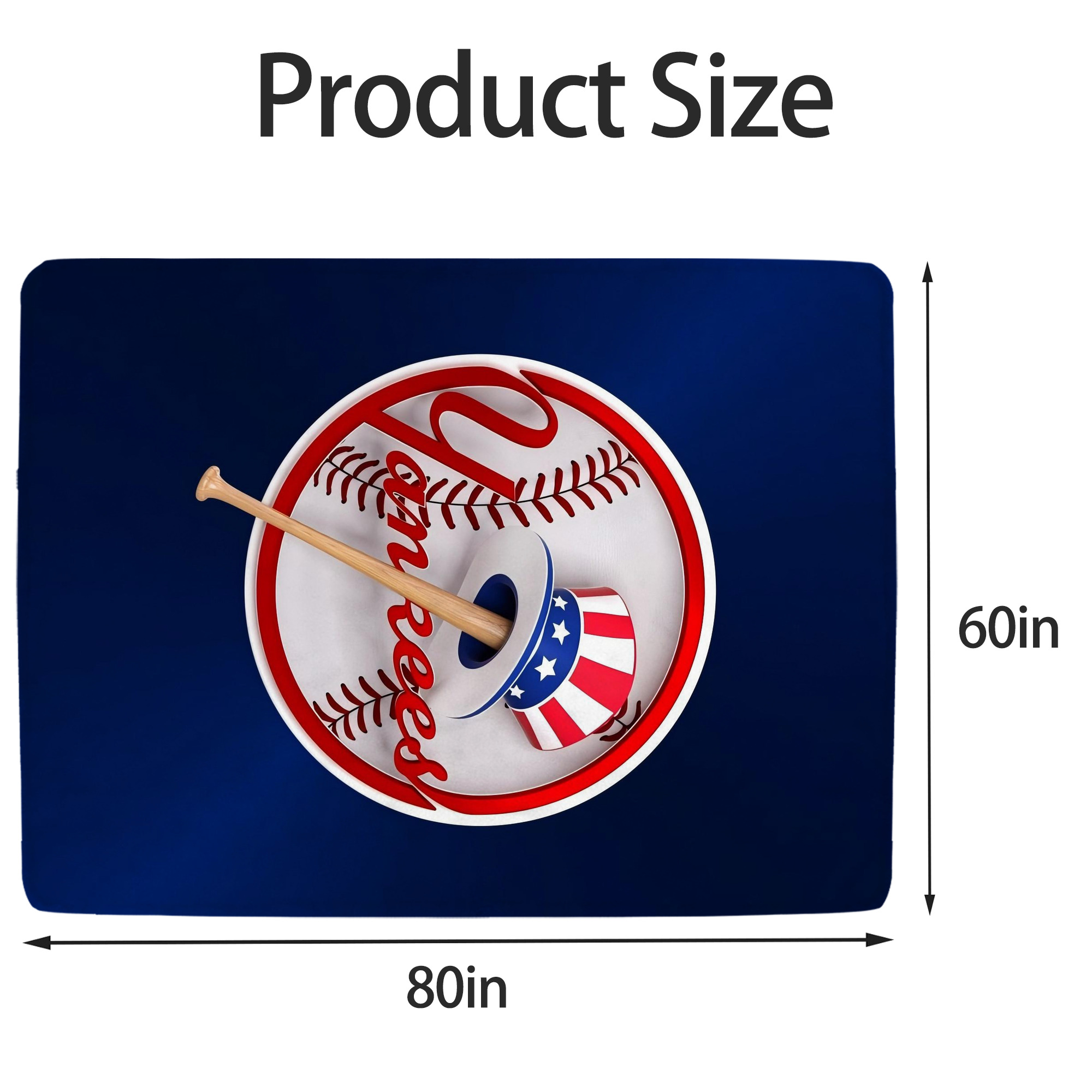 New York Yankees 200 Soft Fleece Throw Blanket 60 X 80 Inch – Super Soft, Lightweight, And Durable – Perfect For Sofa, Bed, Camping, And More – Ideal Gift For Family And Friends