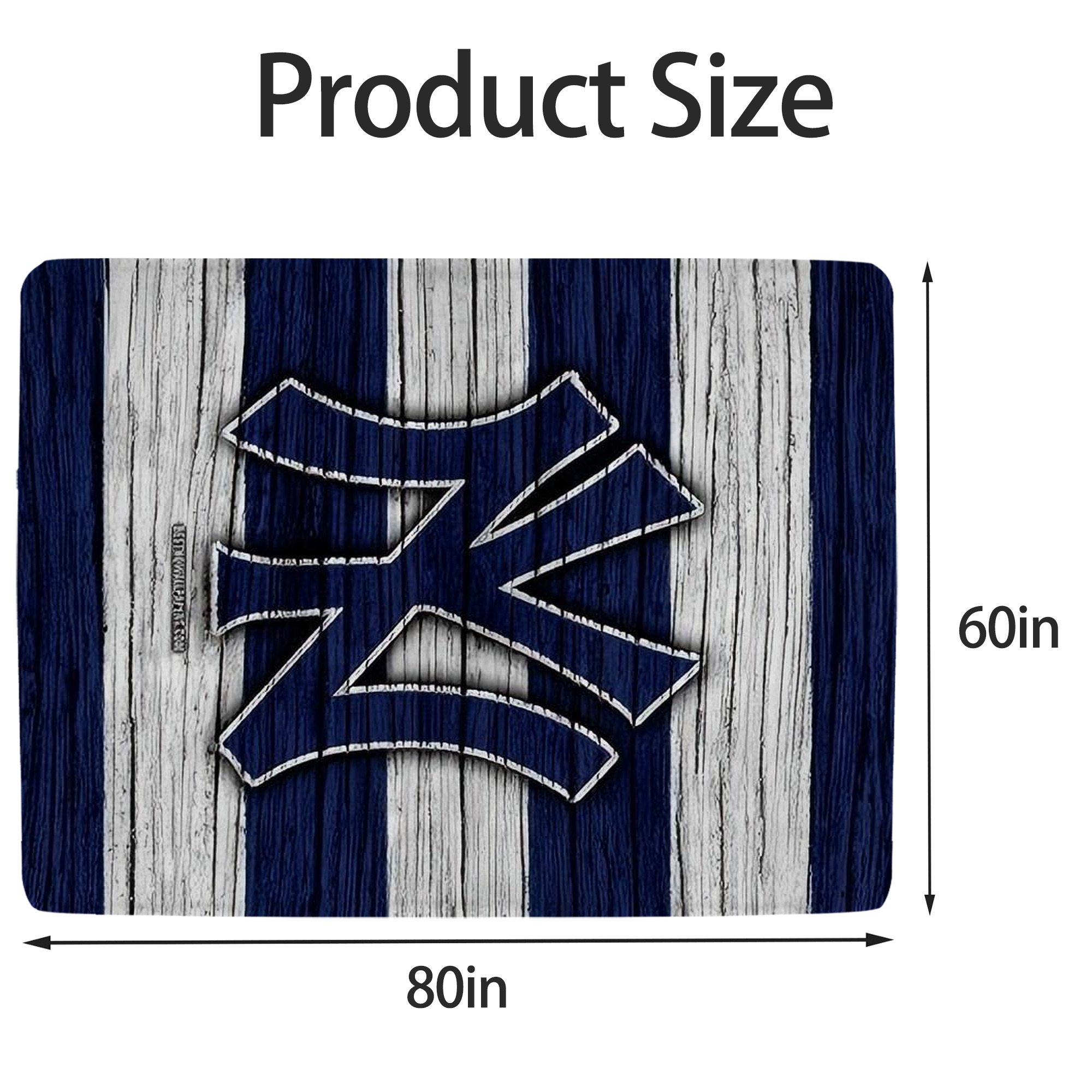 New York Yankees 187 Soft Fleece Throw Blanket 60 X 80 Inch – Super Soft, Lightweight, And Durable – Perfect For Sofa, Bed, Camping, And More – Ideal Gift For Family And Friends