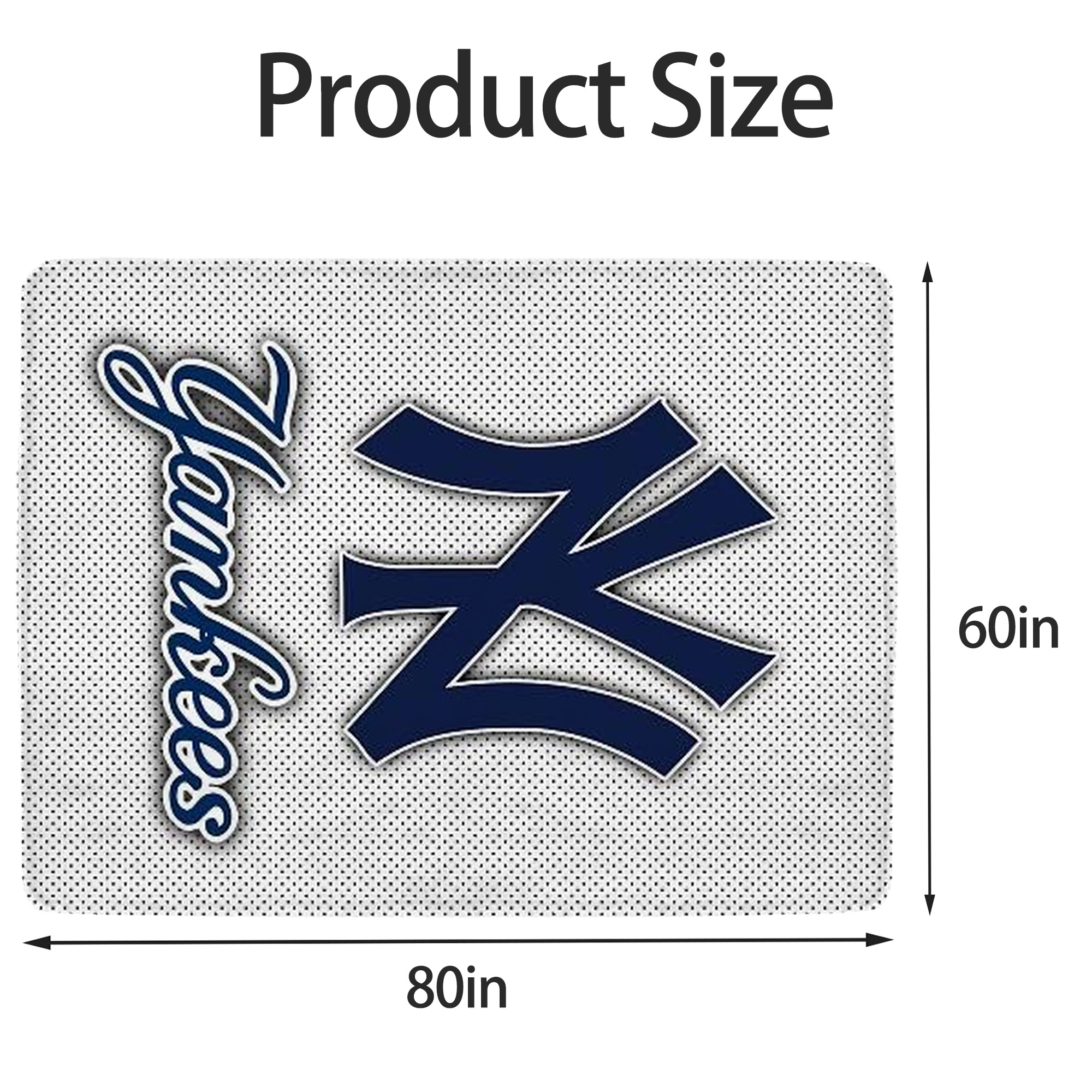 New York Yankees 192 Soft Fleece Throw Blanket 60 X 80 Inch – Super Soft, Lightweight, And Durable – Perfect For Sofa, Bed, Camping, And More – Ideal Gift For Family And Friends