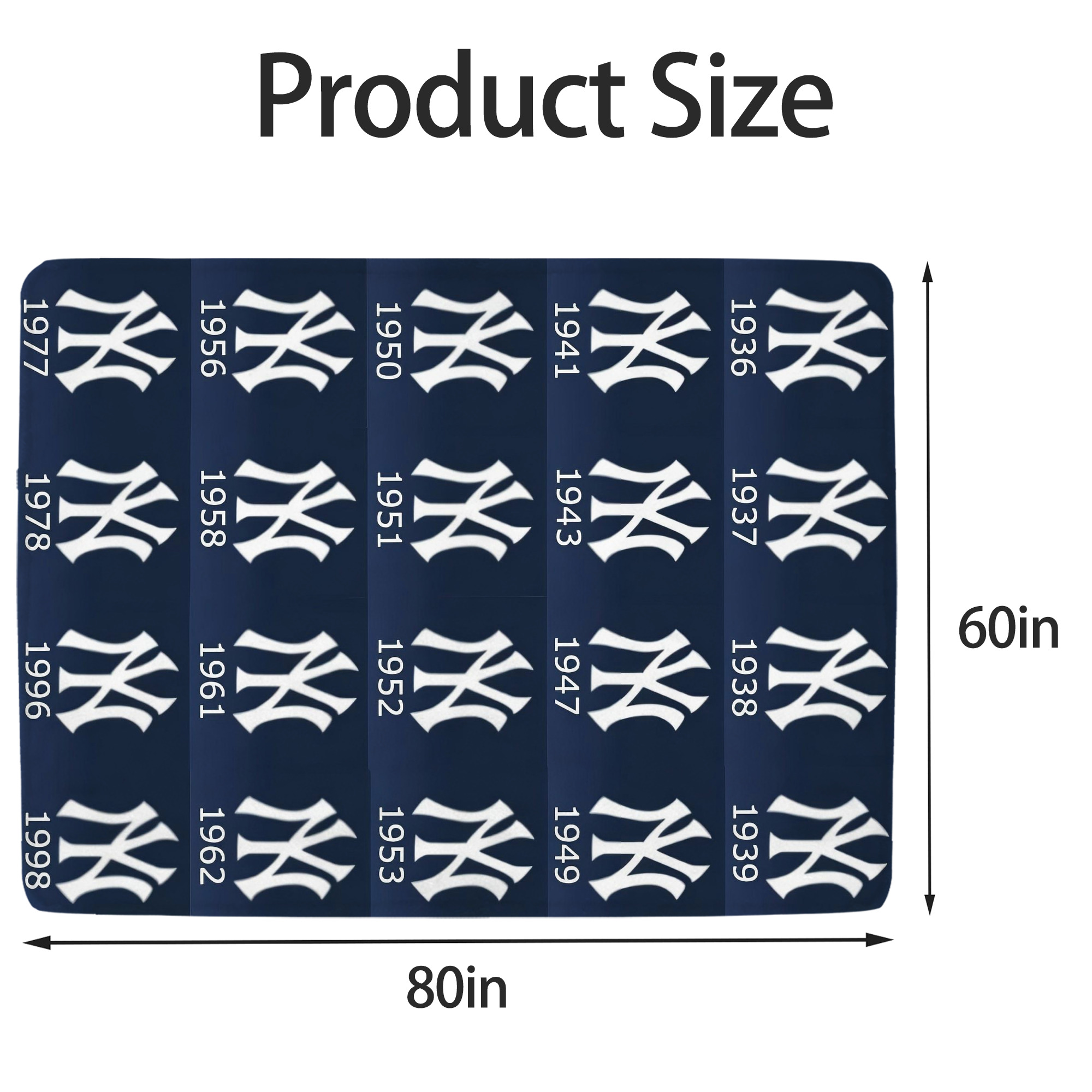 New York Yankees 229 Soft Fleece Throw Blanket 60 X 80 Inch – Super Soft, Lightweight, And Durable – Perfect For Sofa, Bed, Camping, And More – Ideal Gift For Family And Friends