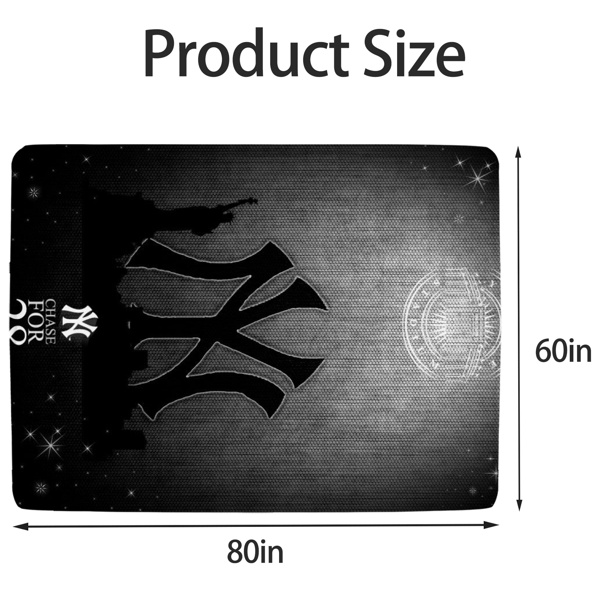 New York Yankees 313 Soft Fleece Throw Blanket 60 X 80 Inch – Super Soft, Lightweight, And Durable – Perfect For Sofa, Bed, Camping, And More – Ideal Gift For Family And Friends