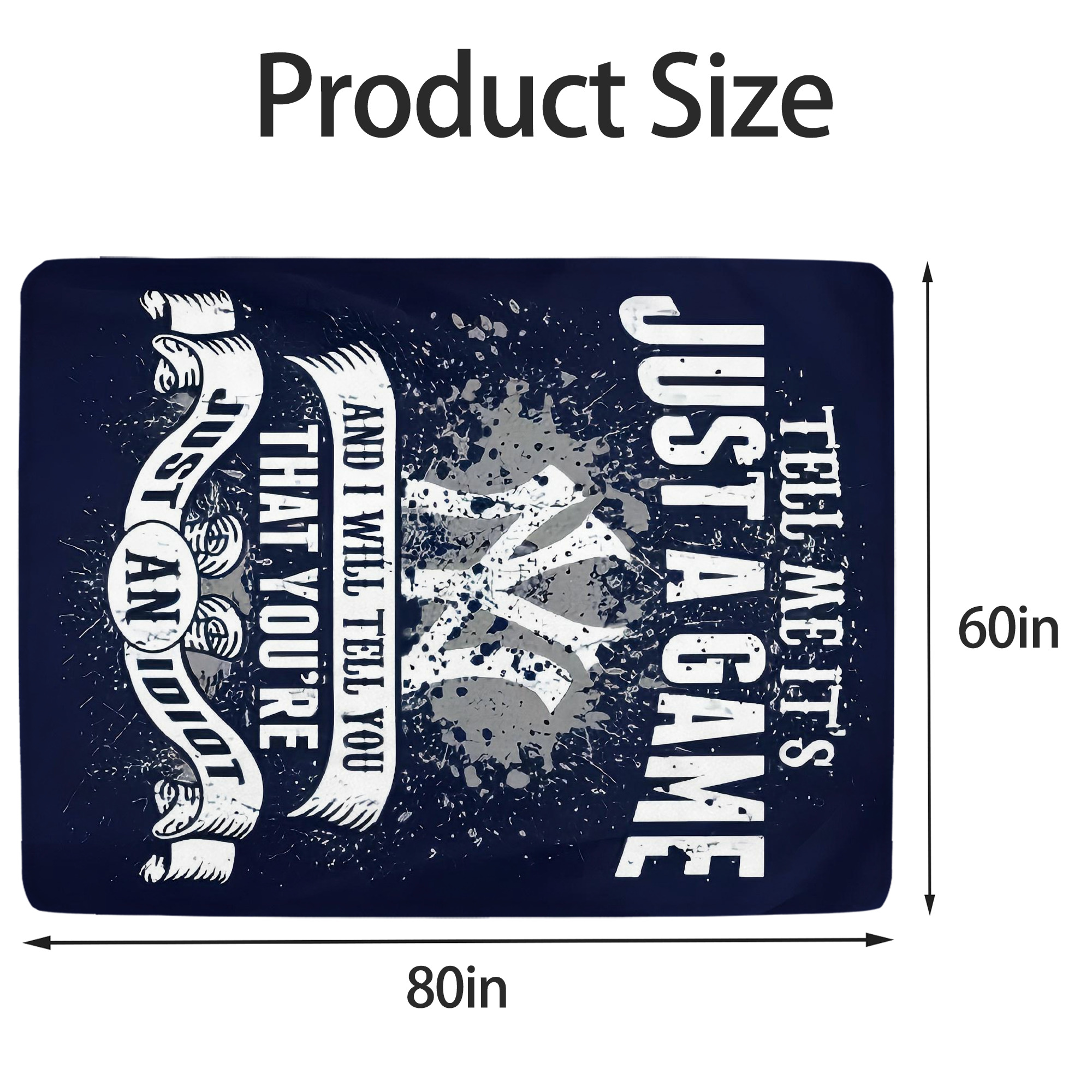 New York Yankees 322 Soft Fleece Throw Blanket 60 X 80 Inch – Super Soft, Lightweight, And Durable – Perfect For Sofa, Bed, Camping, And More – Ideal Gift For Family And Friends