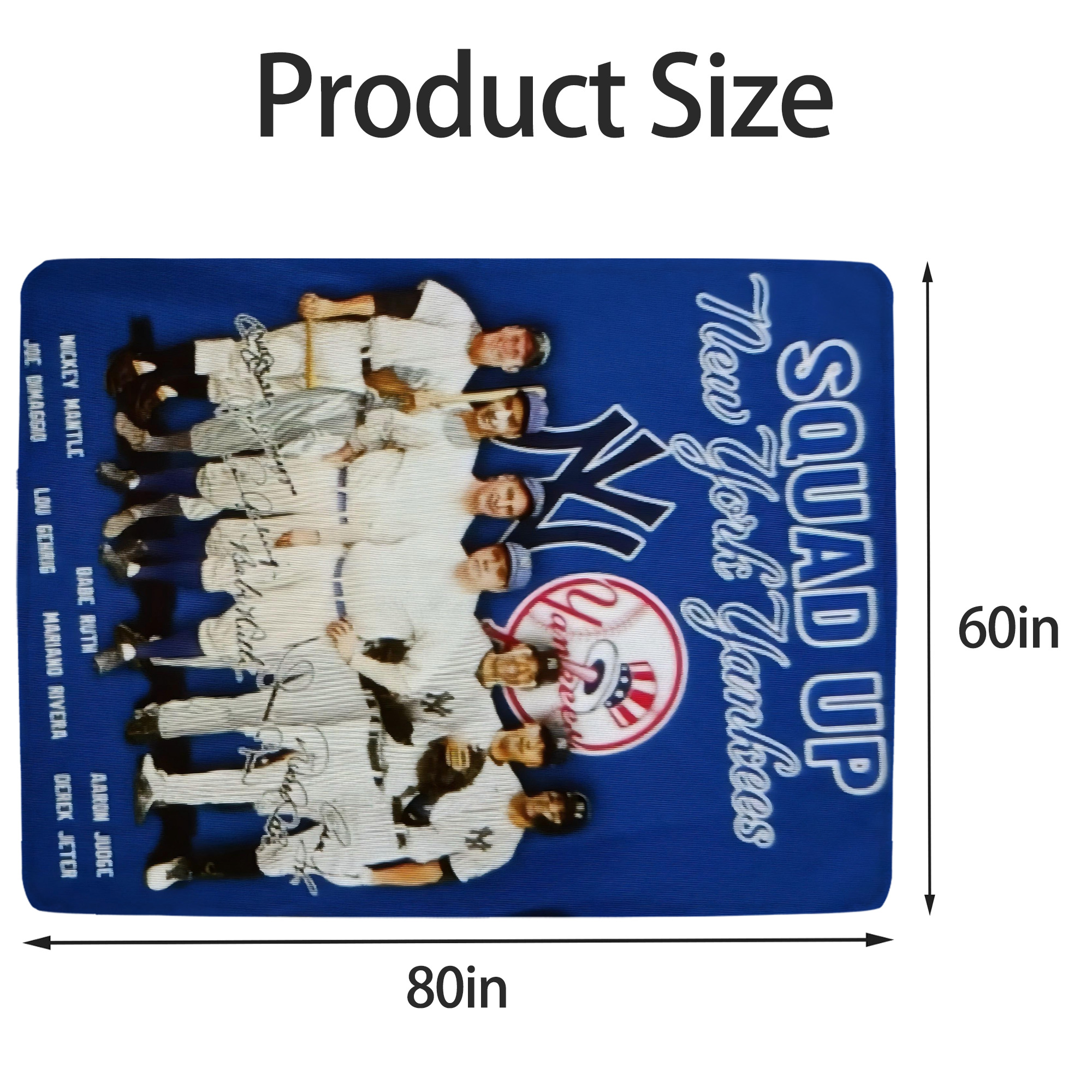 New York Yankees 312 Soft Fleece Throw Blanket 60 X 80 Inch – Super Soft, Lightweight, And Durable – Perfect For Sofa, Bed, Camping, And More – Ideal Gift For Family And Friends