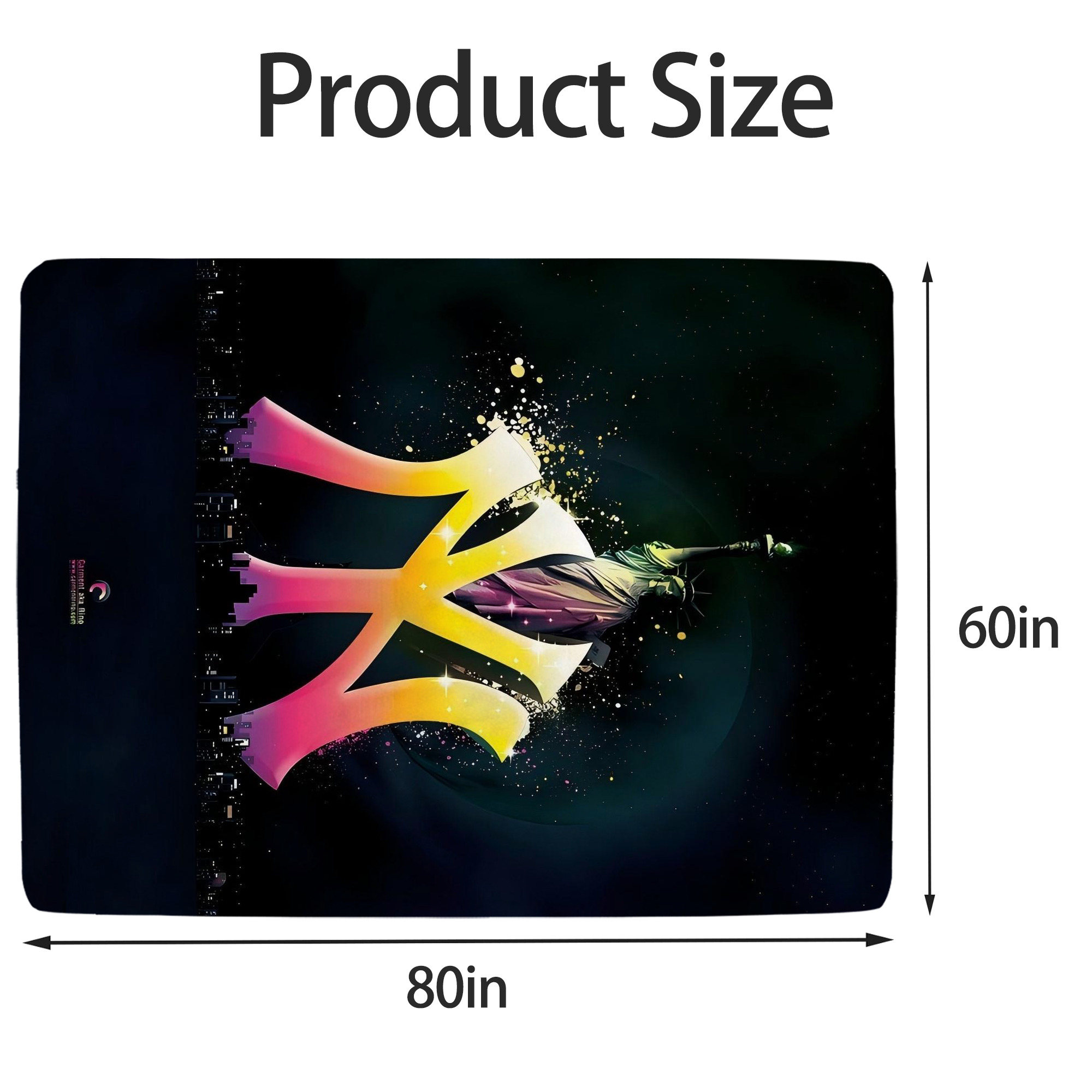 New York Yankees 335 Soft Fleece Throw Blanket 60 X 80 Inch – Super Soft, Lightweight, And Durable – Perfect For Sofa, Bed, Camping, And More – Ideal Gift For Family And Friends