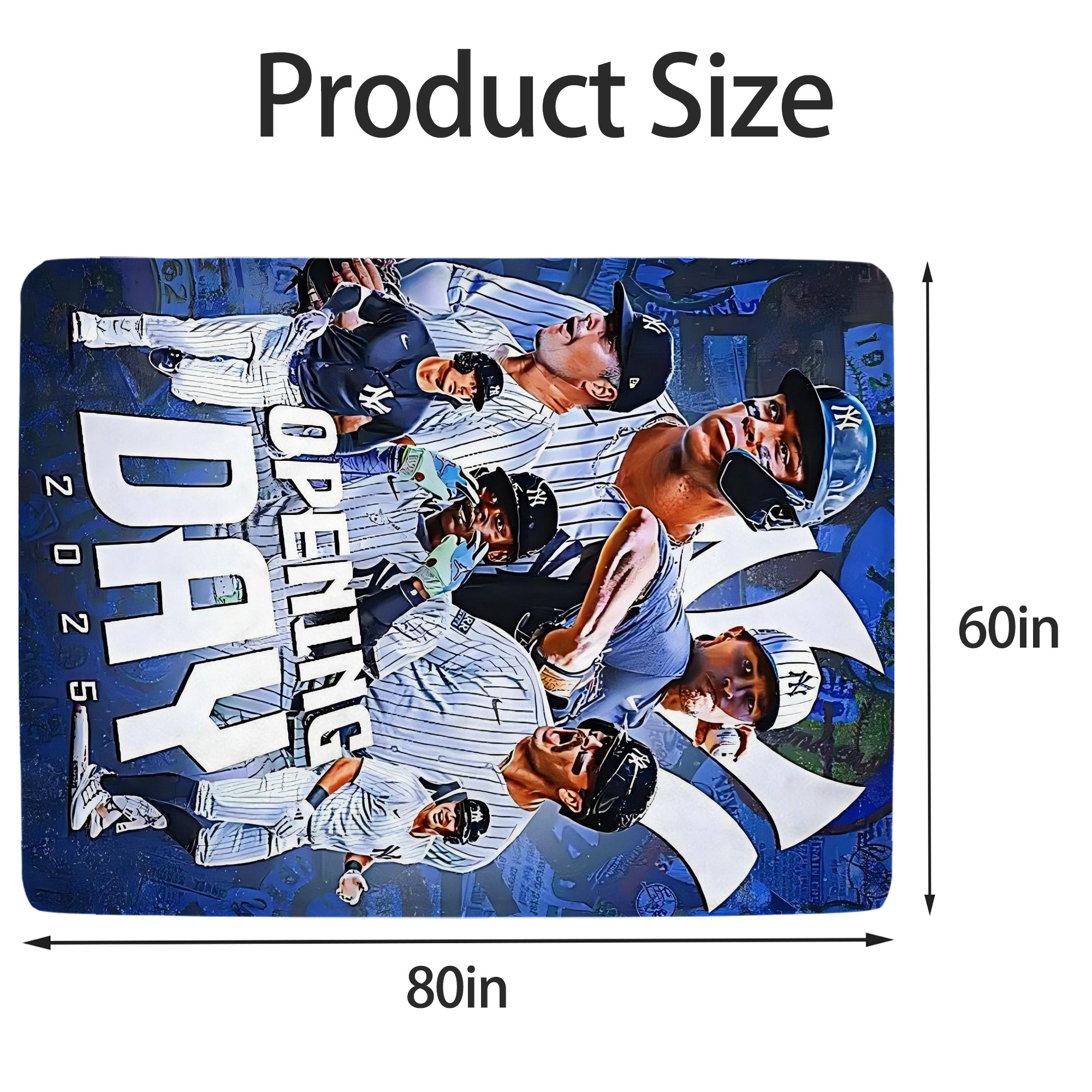 New York Yankees 215 Soft Fleece Throw Blanket 60 X 80 Inch – Super Soft, Lightweight, And Durable – Perfect For Sofa, Bed, Camping, And More – Ideal Gift For Family And Friends
