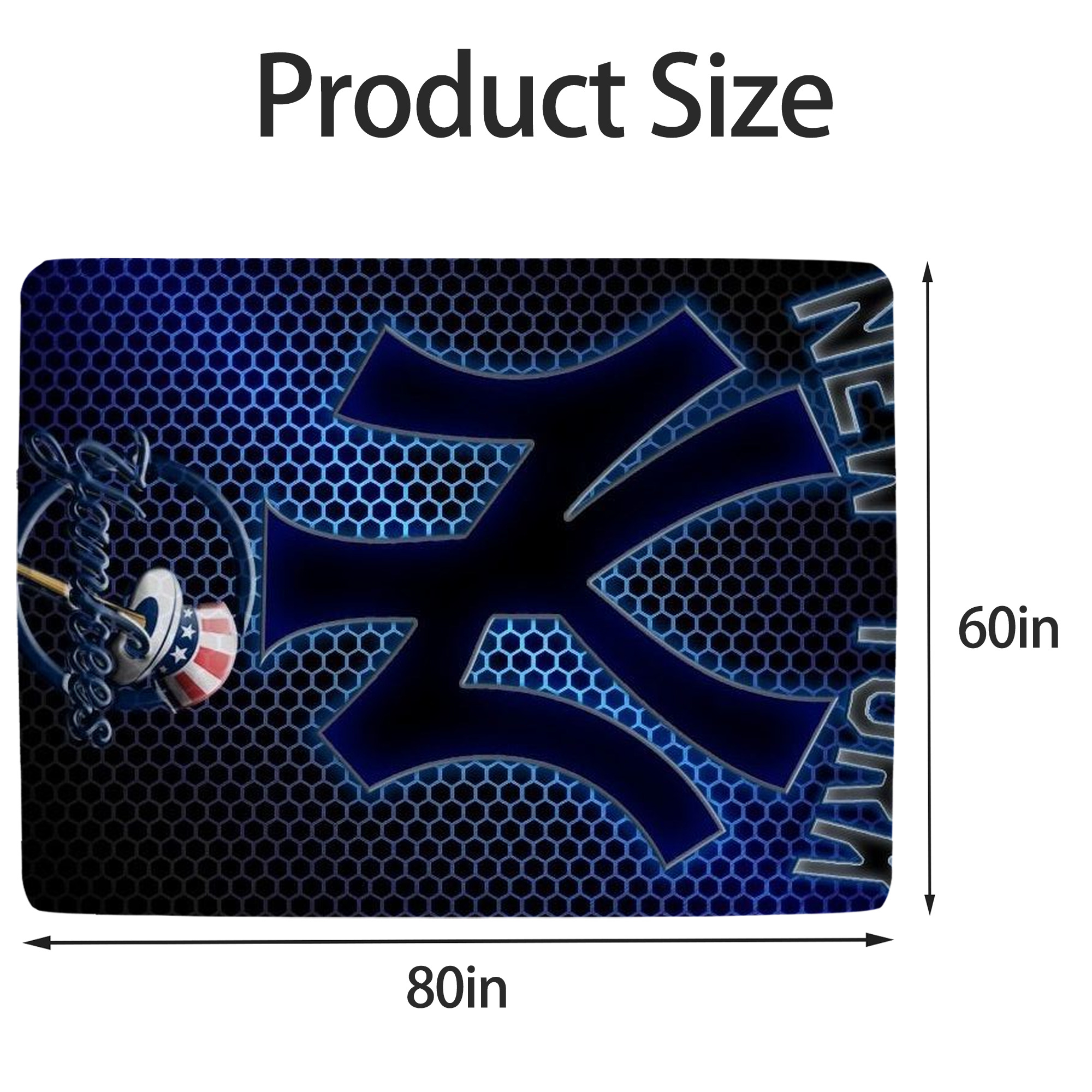 New York Yankees 319 Soft Fleece Throw Blanket 60 X 80 Inch – Super Soft, Lightweight, And Durable – Perfect For Sofa, Bed, Camping, And More – Ideal Gift For Family And Friends