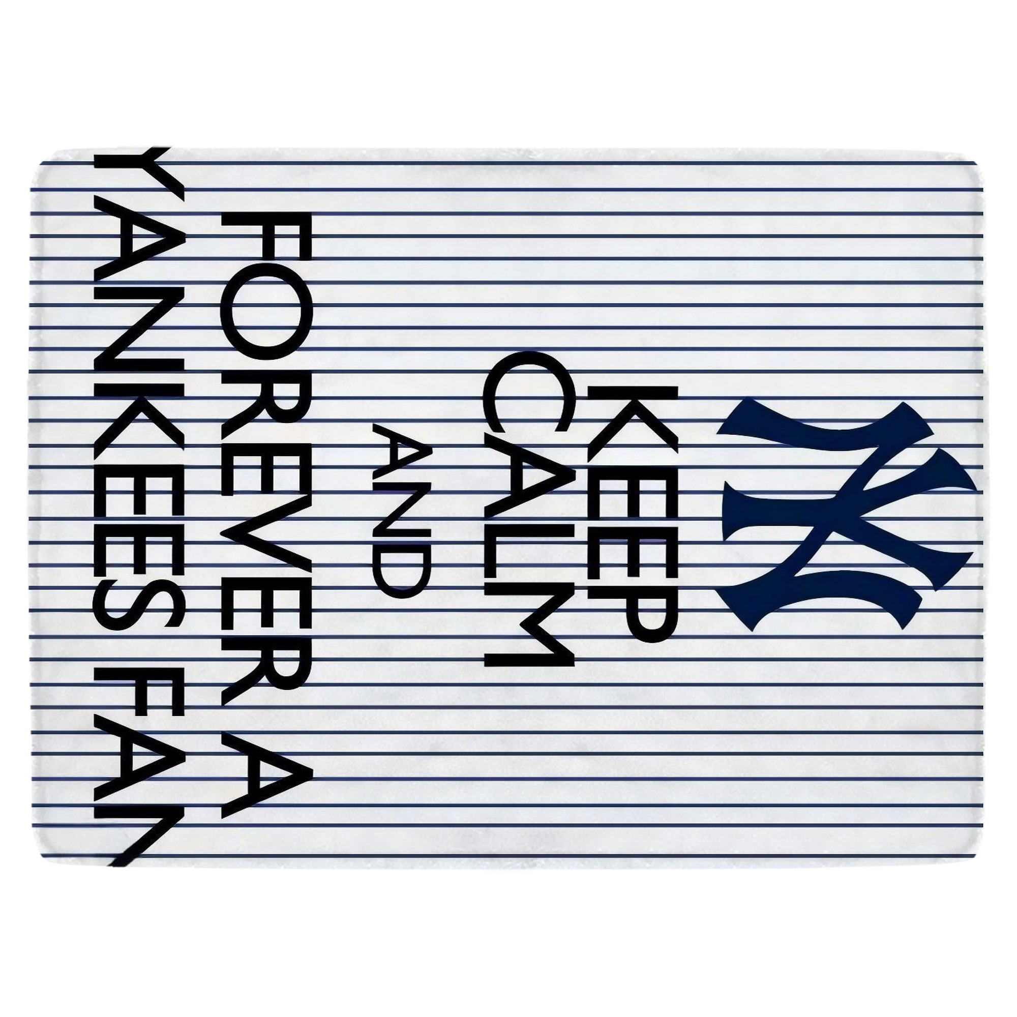 New York Yankees 158 Soft Fleece Throw Blanket 60 X 80 Inch – Super Soft, Lightweight, And Durable – Perfect For Sofa, Bed, Camping, And More – Ideal Gift For Family And Friends