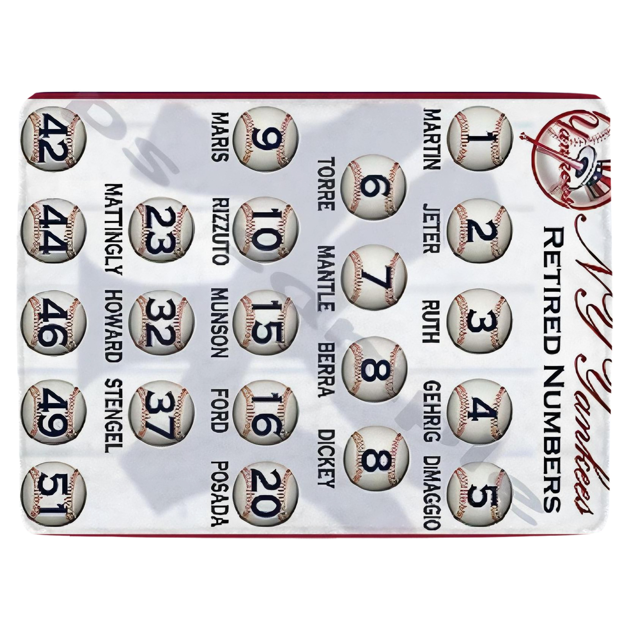 New York Yankees 201 Soft Fleece Throw Blanket 60 X 80 Inch – Super Soft, Lightweight, And Durable – Perfect For Sofa, Bed, Camping, And More – Ideal Gift For Family And Friends