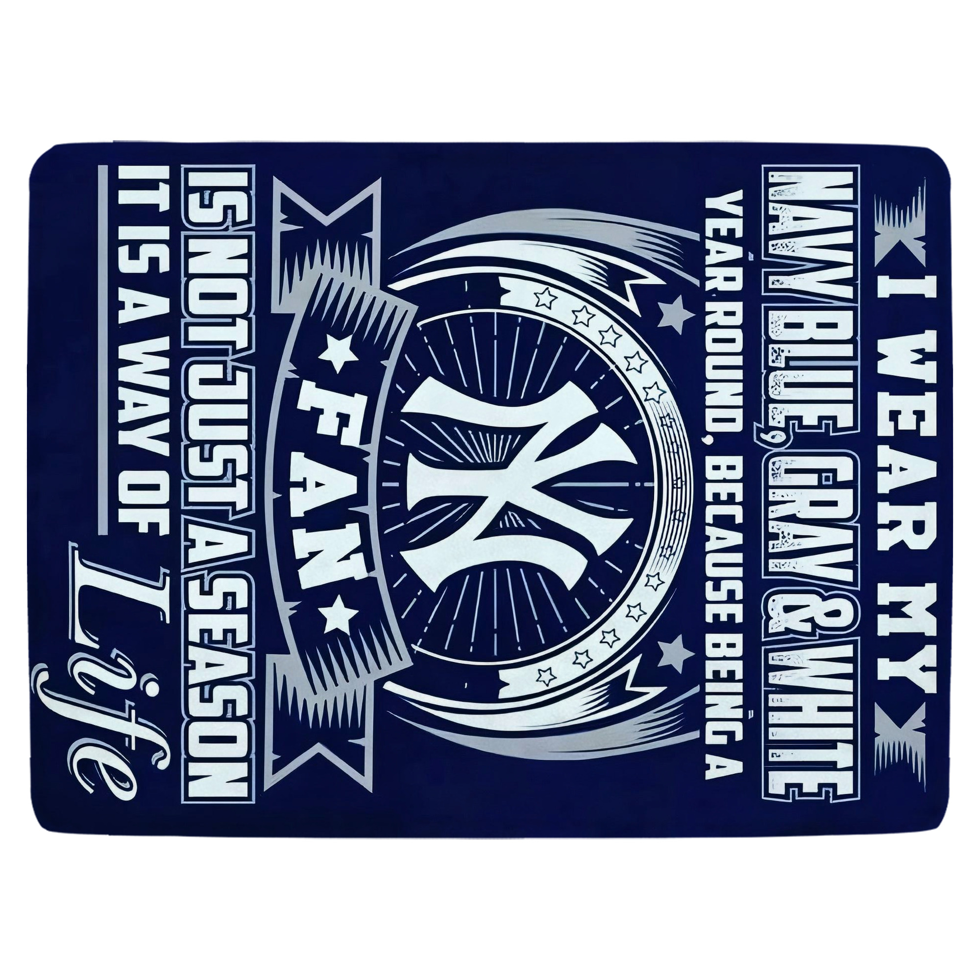 New York Yankees 194 Soft Fleece Throw Blanket 60 X 80 Inch – Super Soft, Lightweight, And Durable – Perfect For Sofa, Bed, Camping, And More – Ideal Gift For Family And Friends