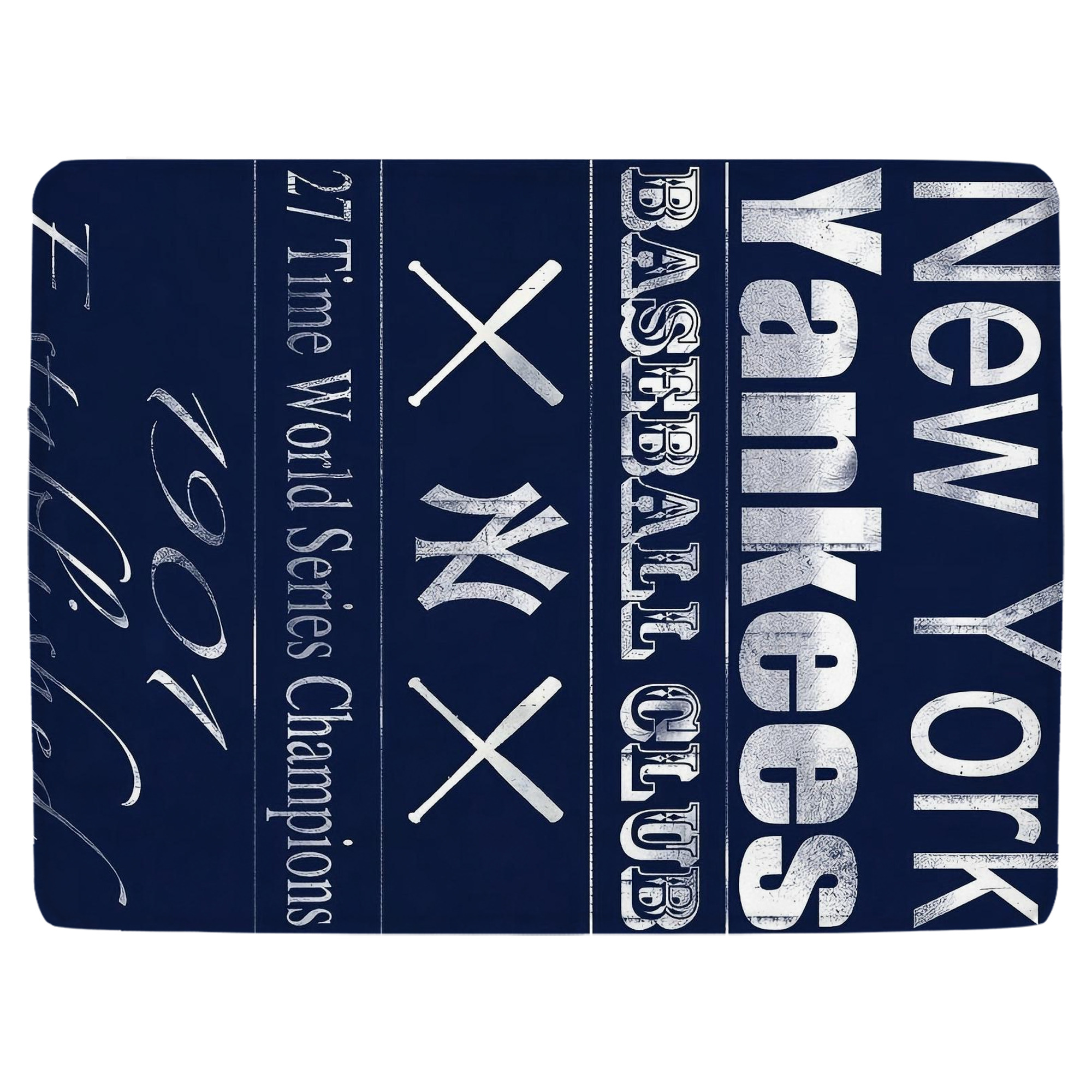 New York Yankees 205 Soft Fleece Throw Blanket 60 X 80 Inch – Super Soft, Lightweight, And Durable – Perfect For Sofa, Bed, Camping, And More – Ideal Gift For Family And Friends