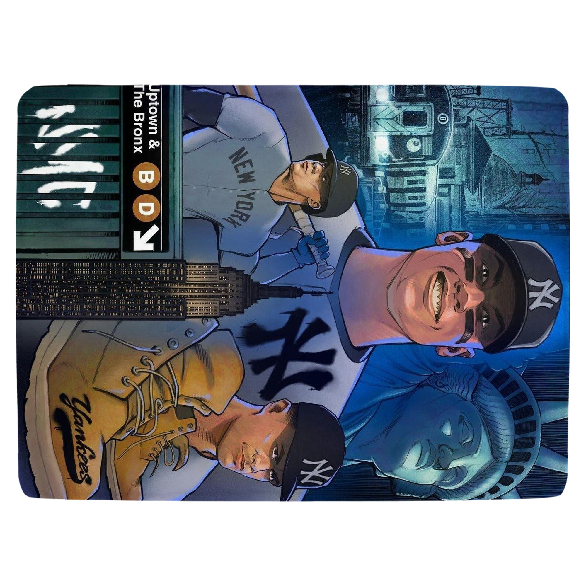 New York Yankees 298 Soft Fleece Throw Blanket 60 X 80 Inch – Super Soft, Lightweight, And Durable – Perfect For Sofa, Bed, Camping, And More – Ideal Gift For Family And Friends