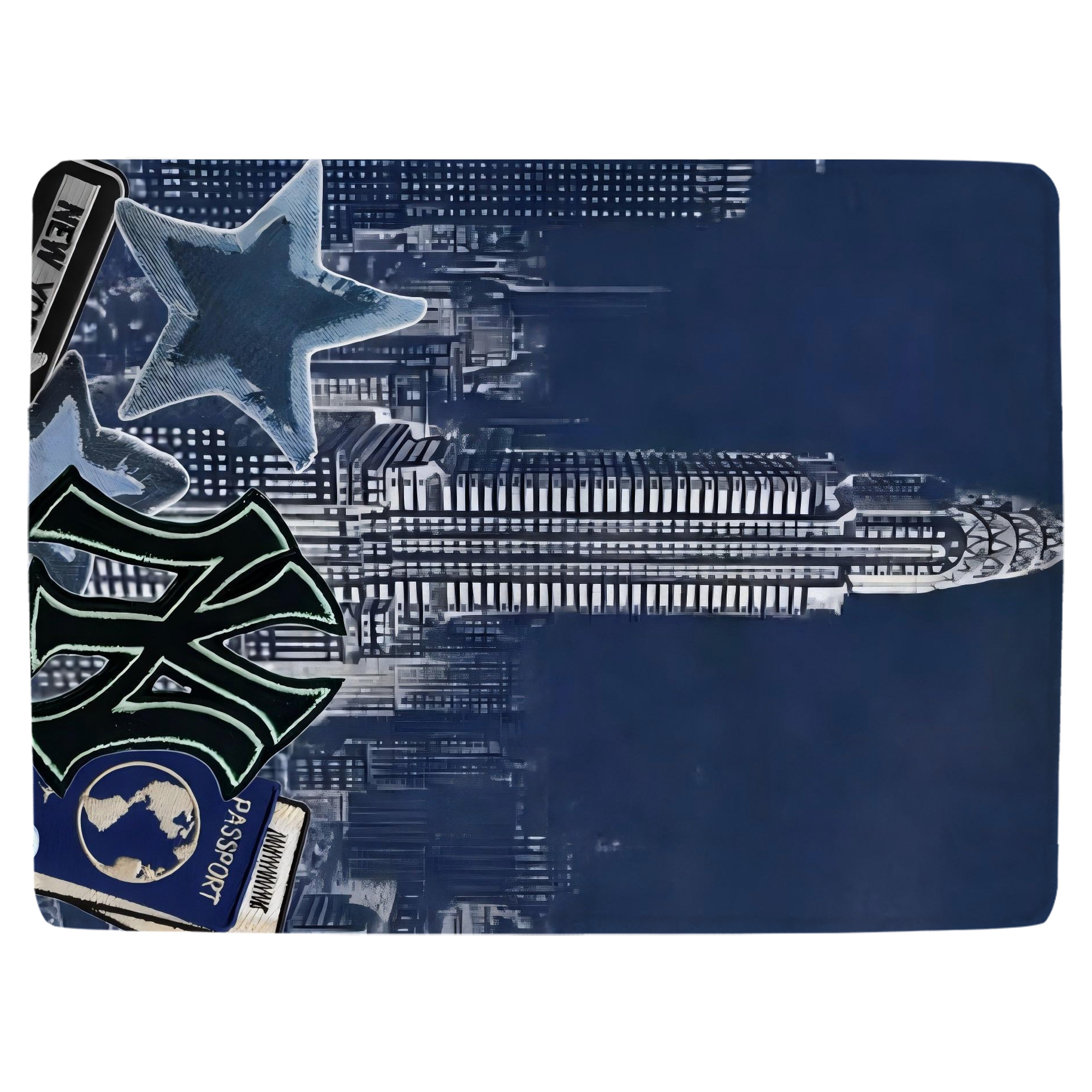 New York Yankees 331 Soft Fleece Throw Blanket 60 X 80 Inch – Super Soft, Lightweight, And Durable – Perfect For Sofa, Bed, Camping, And More – Ideal Gift For Family And Friends