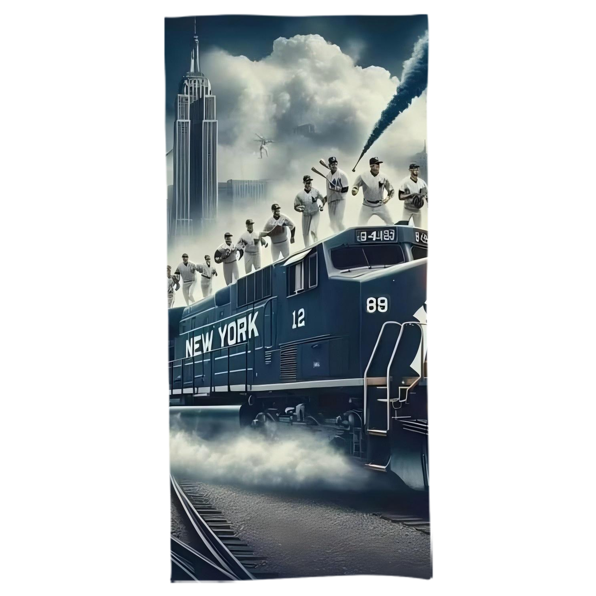 New York Yankees 265 Bath Towel 70x140 Cm – Soft & Quick Drying Polyester Shower Towel For Adults – Highly Absorbent, Lightweight, Skin-Friendly, Machine Washable – Ideal For Bathroom, Gym, Travel
