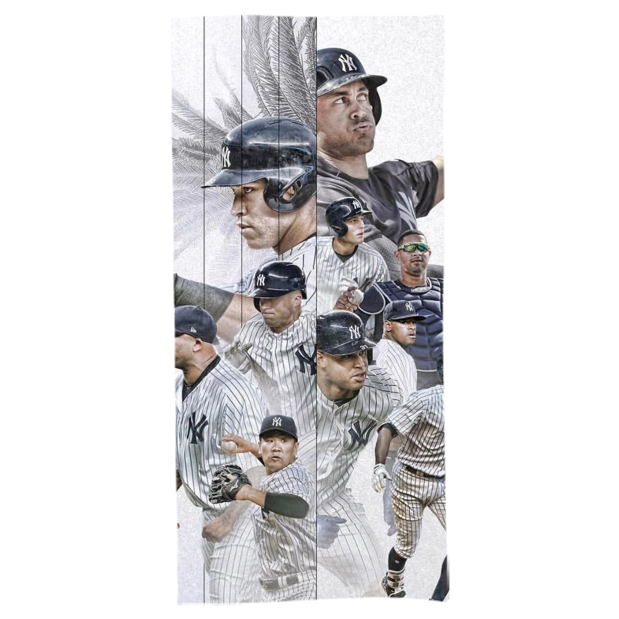 New York Yankees 305 Bath Towel 70x140 Cm – Soft & Quick Drying Polyester Shower Towel For Adults – Highly Absorbent, Lightweight, Skin-Friendly, Machine Washable – Ideal For Bathroom, Gym, Travel