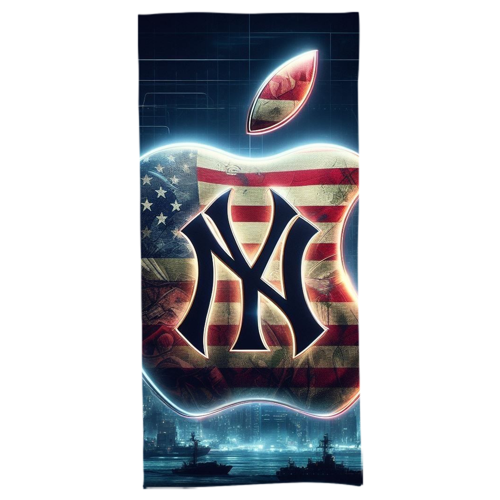 New York Yankees 347 Bath Towel 70x140 Cm – Soft & Quick Drying Polyester Shower Towel For Adults – Highly Absorbent, Lightweight, Skin-Friendly, Machine Washable – Ideal For Bathroom, Gym, Travel