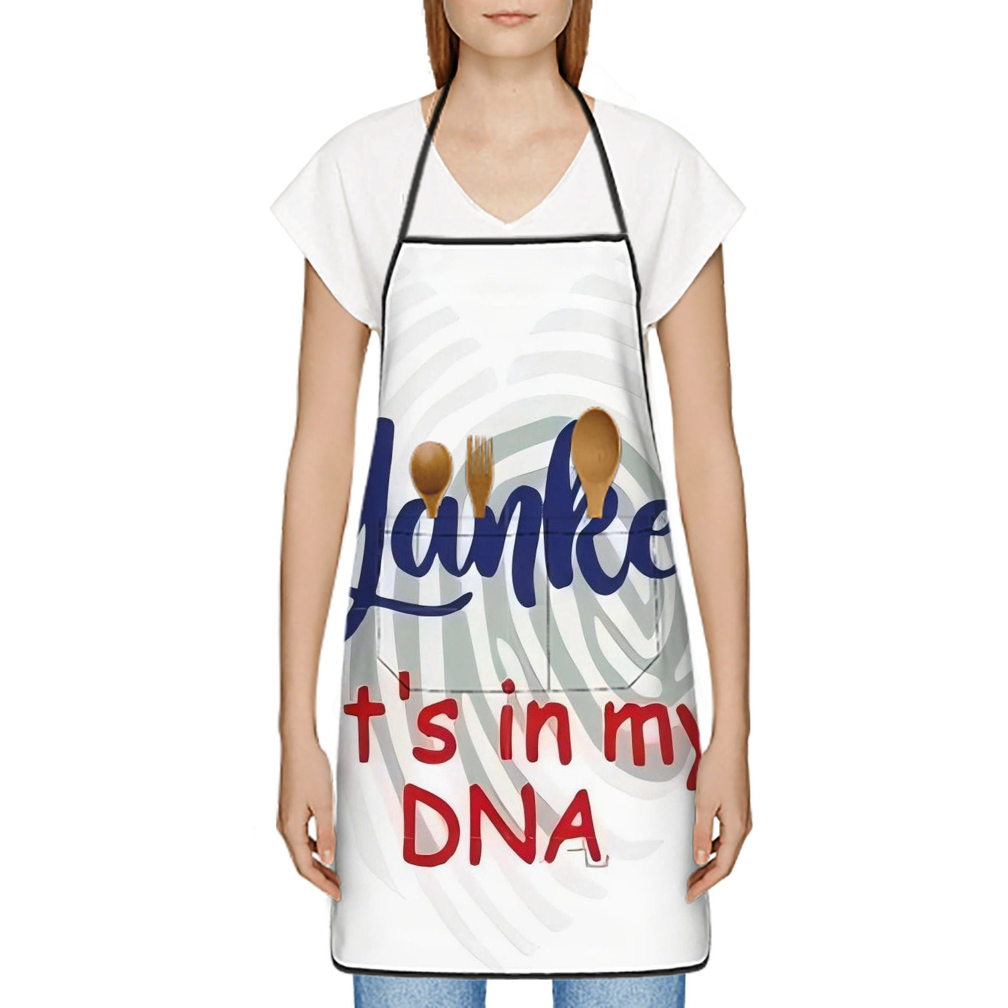 New York Yankees 234 Stain-Resistant Polyester Apron With Pocket – Full Print, Waterproof, Anti-Wrinkle, Anti-Pilling – Ideal For Kitchen, BBQ, Restaurant, Salon & More