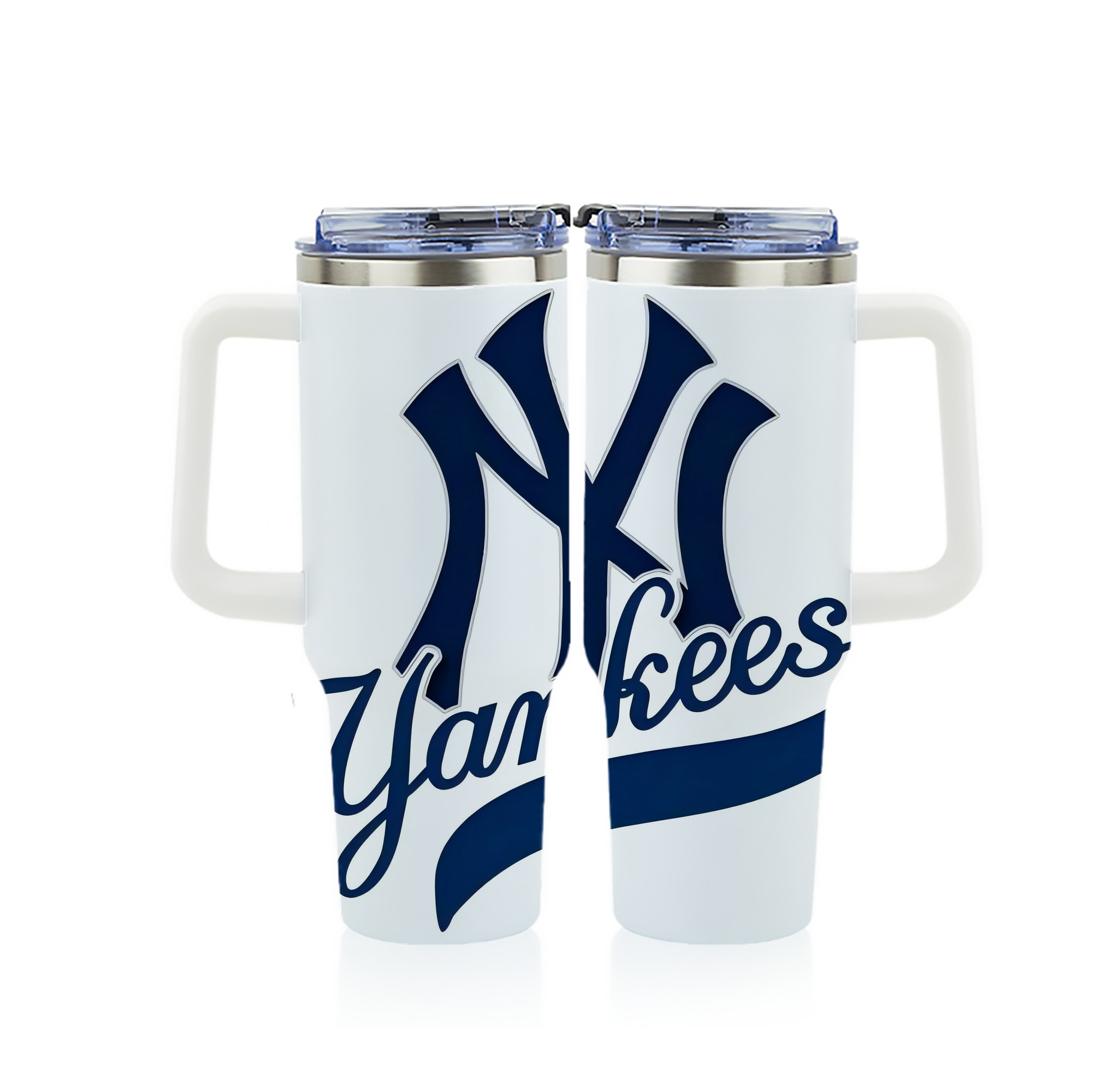 New York Yankees 116 40oz Full Wrap Car Tumbler – Durable Stainless Steel Travel Mug With Vibrant UV Print – Double Wall Insulated, Fits Most Car Cup Holders