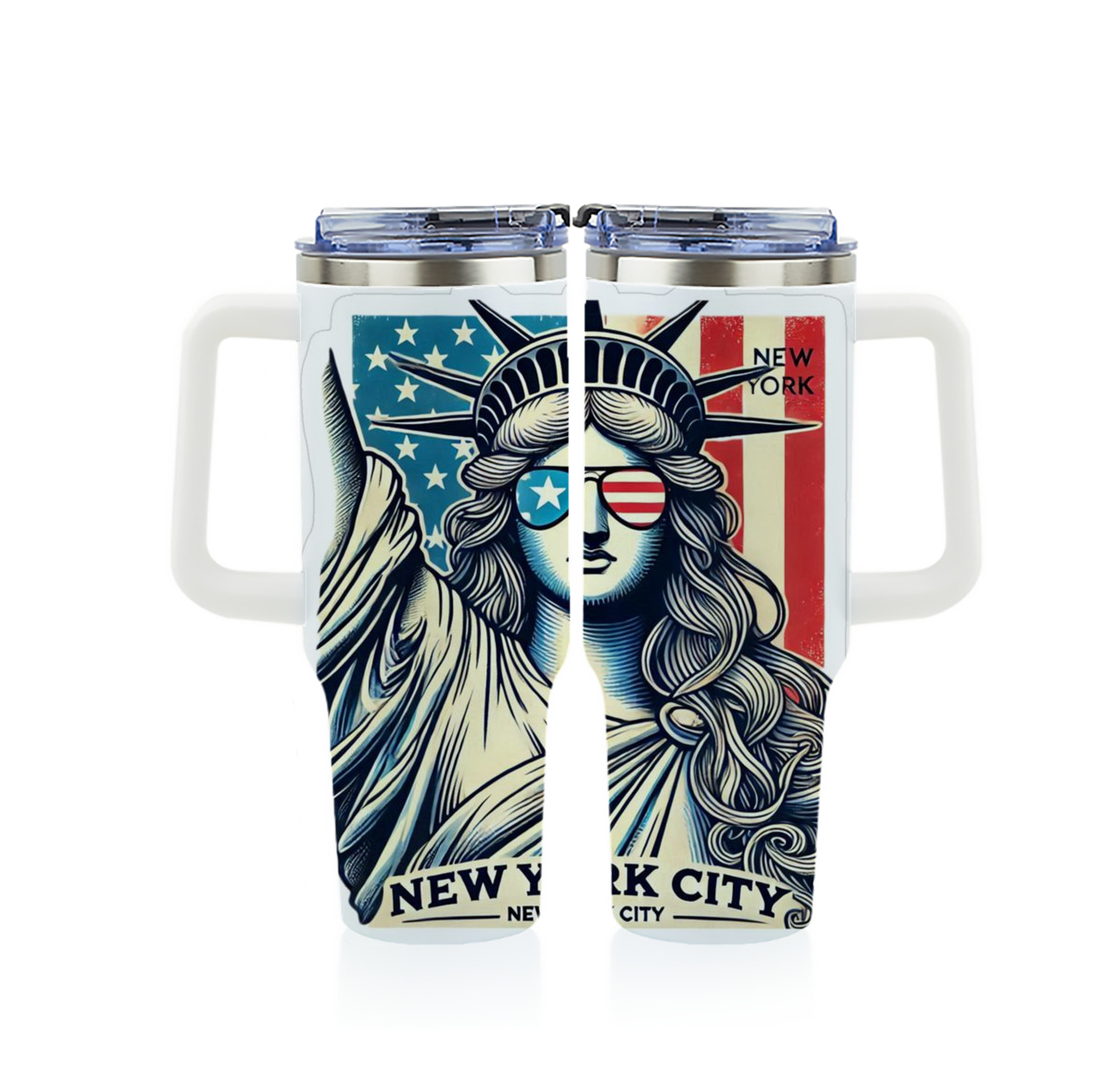 New York Yankees 114 40oz Full Wrap Car Tumbler – Durable Stainless Steel Travel Mug With Vibrant UV Print – Double Wall Insulated, Fits Most Car Cup Holders
