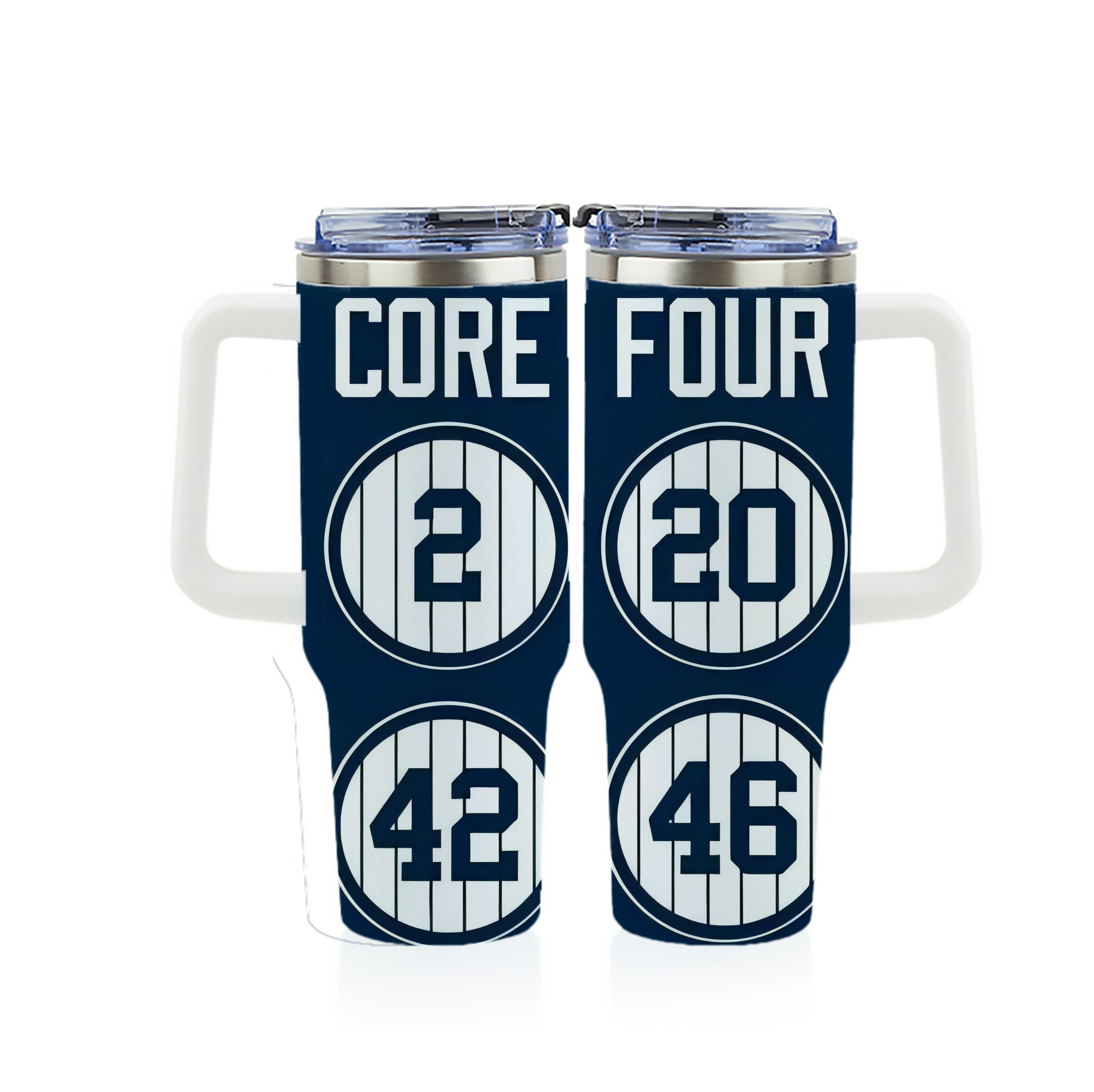 New York Yankees 223 40oz Full Wrap Car Tumbler – Durable Stainless Steel Travel Mug With Vibrant UV Print – Double Wall Insulated, Fits Most Car Cup Holders