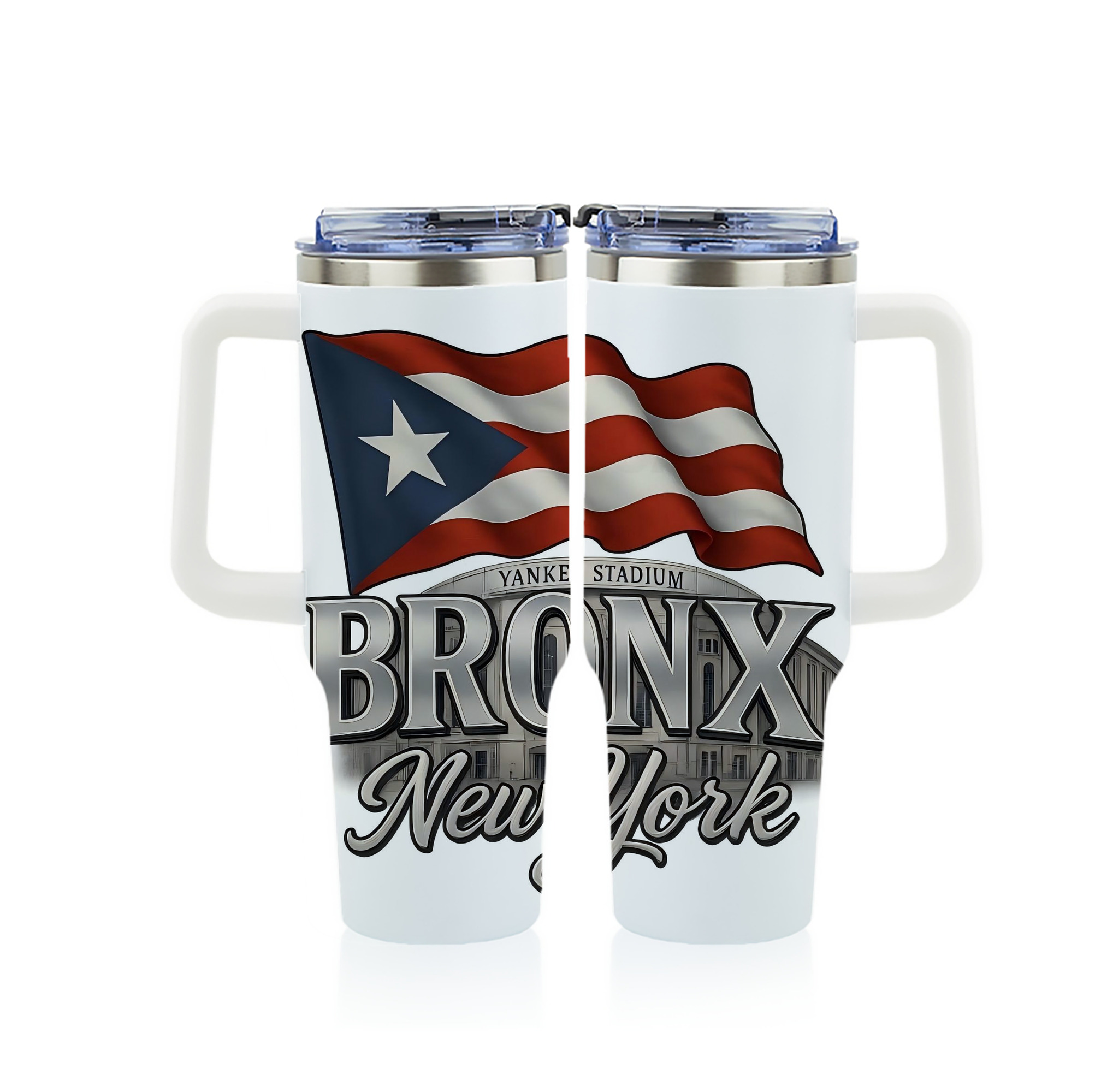 New York Yankees 245 40oz Full Wrap Car Tumbler – Durable Stainless Steel Travel Mug With Vibrant UV Print – Double Wall Insulated, Fits Most Car Cup Holders