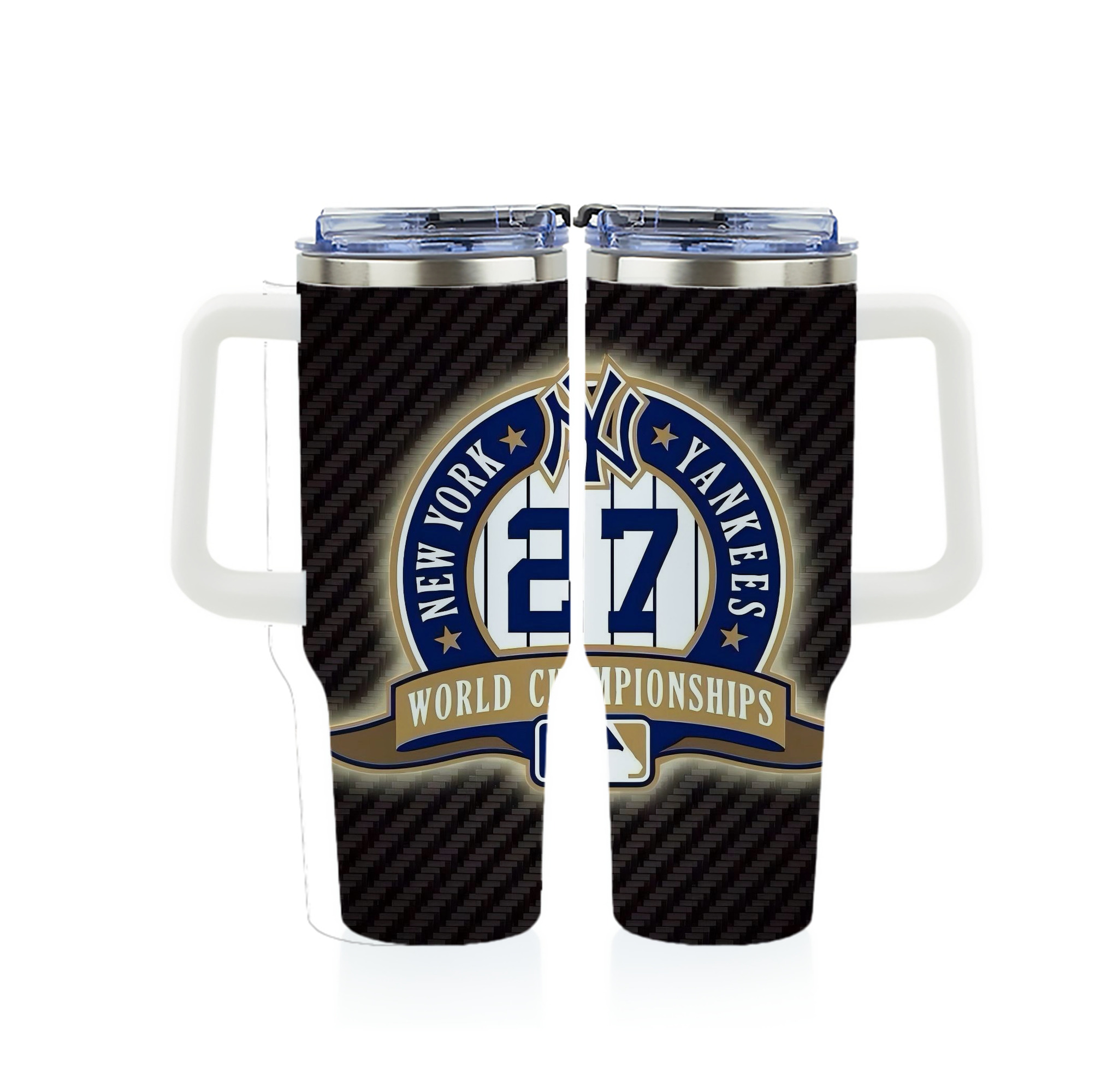 New York Yankees 260 40oz Full Wrap Car Tumbler – Durable Stainless Steel Travel Mug With Vibrant UV Print – Double Wall Insulated, Fits Most Car Cup Holders