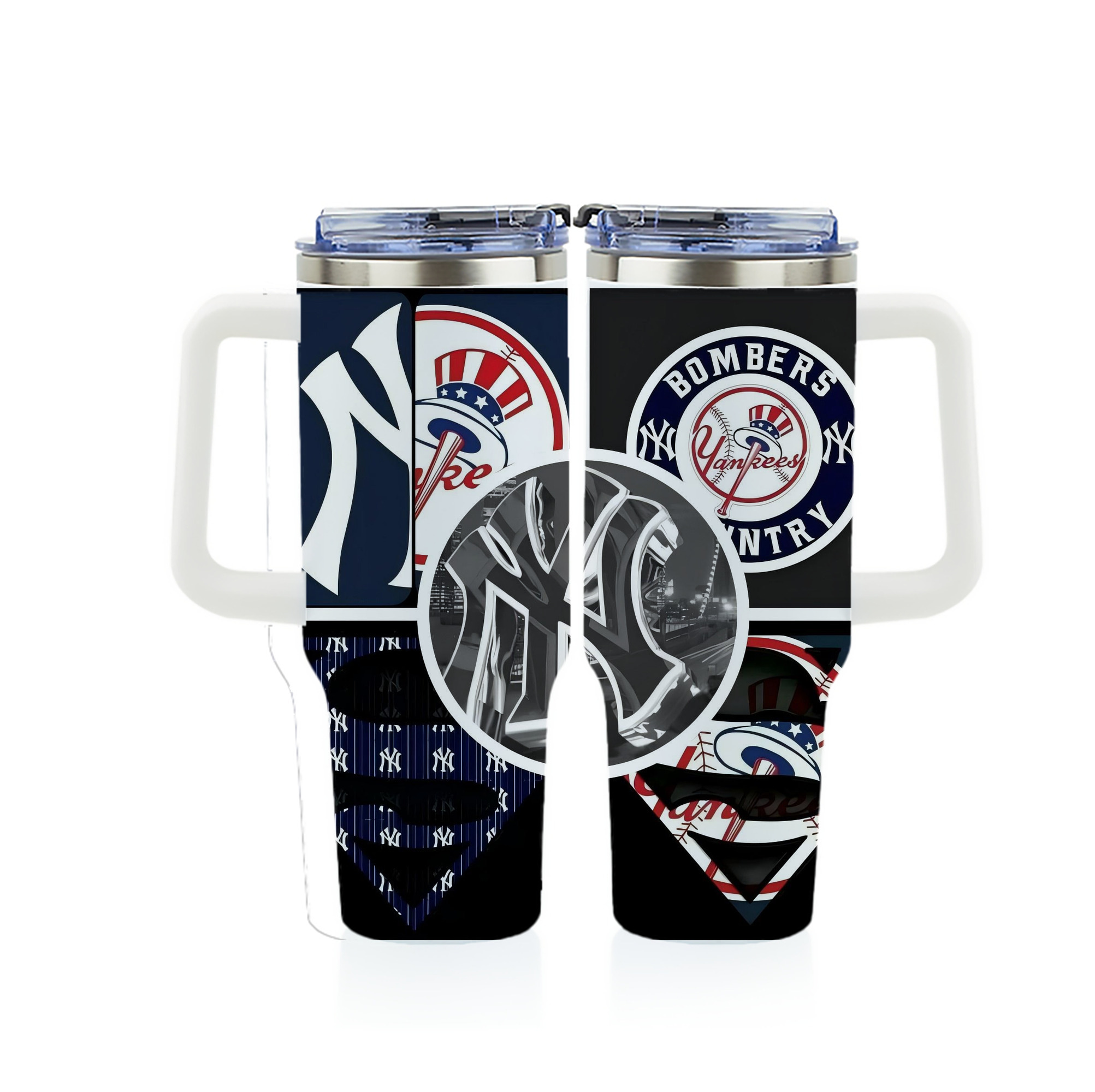 New York Yankees 269 40oz Full Wrap Car Tumbler – Durable Stainless Steel Travel Mug With Vibrant UV Print – Double Wall Insulated, Fits Most Car Cup Holders