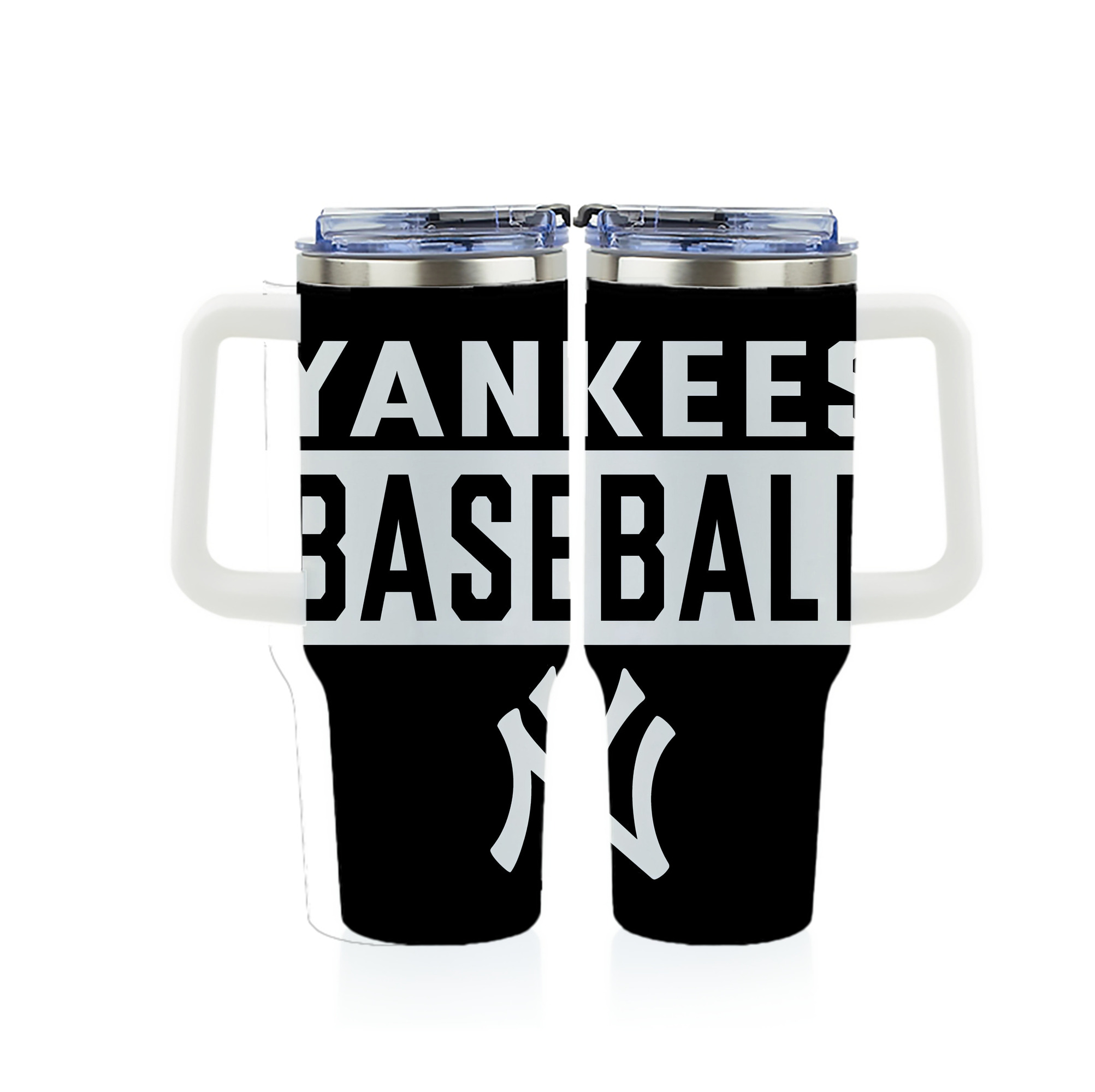 New York Yankees 266 40oz Full Wrap Car Tumbler – Durable Stainless Steel Travel Mug With Vibrant UV Print – Double Wall Insulated, Fits Most Car Cup Holders