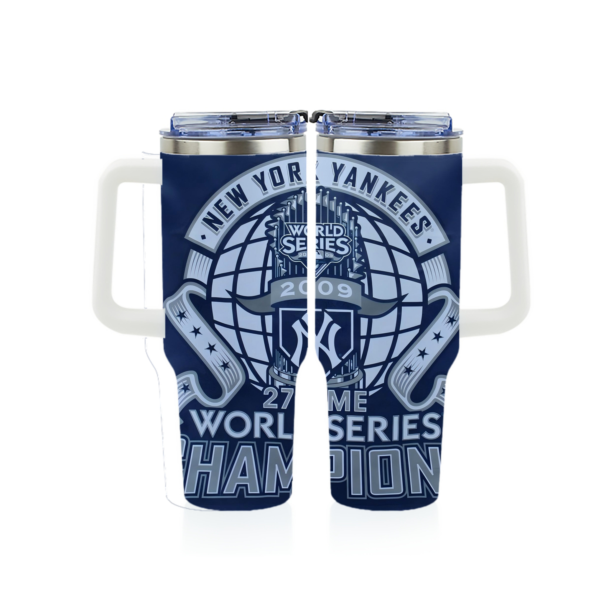 New York Yankees 270 40oz Full Wrap Car Tumbler – Durable Stainless Steel Travel Mug With Vibrant UV Print – Double Wall Insulated, Fits Most Car Cup Holders