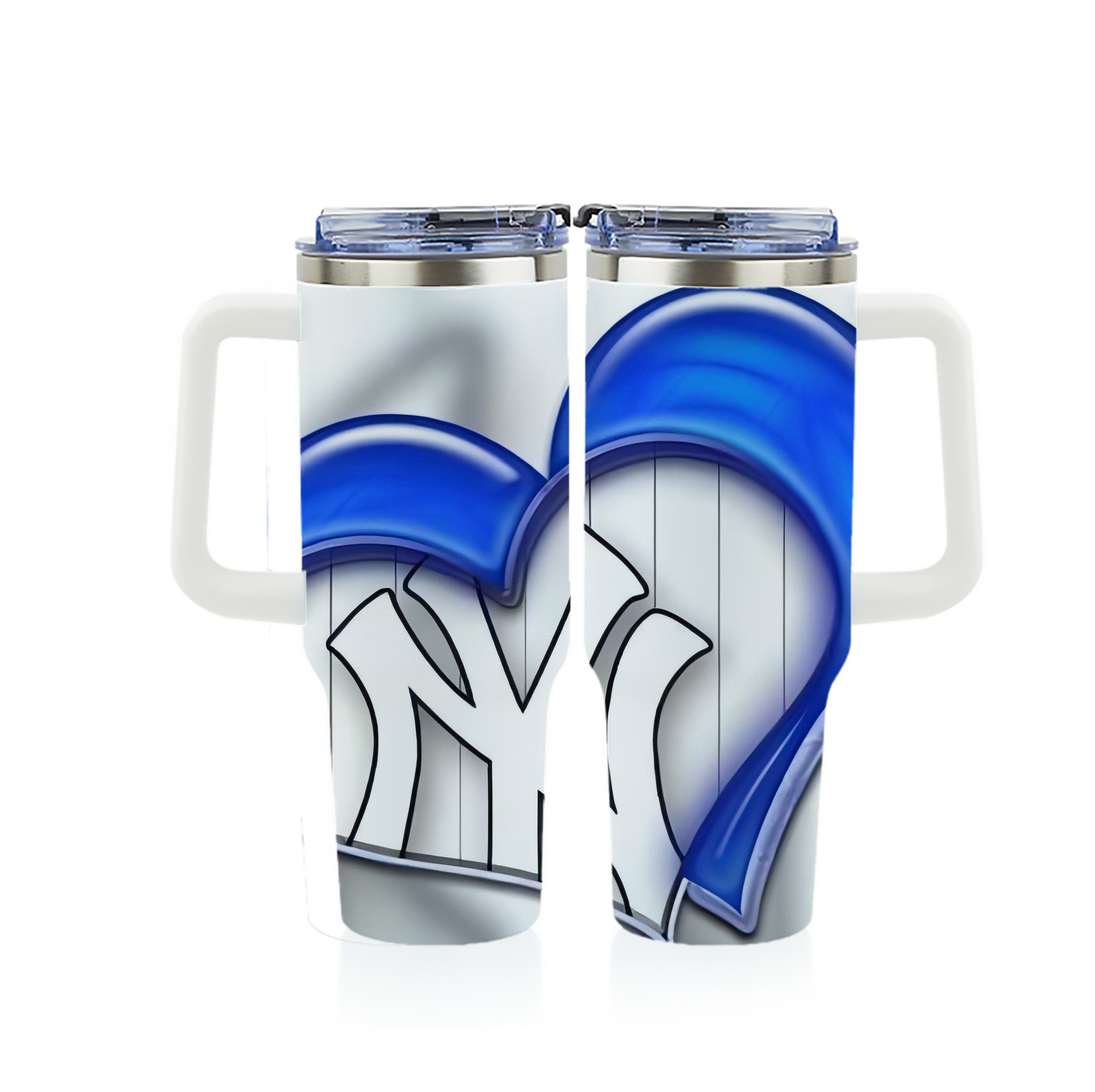New York Yankees 310 40oz Full Wrap Car Tumbler – Durable Stainless Steel Travel Mug With Vibrant UV Print – Double Wall Insulated, Fits Most Car Cup Holders