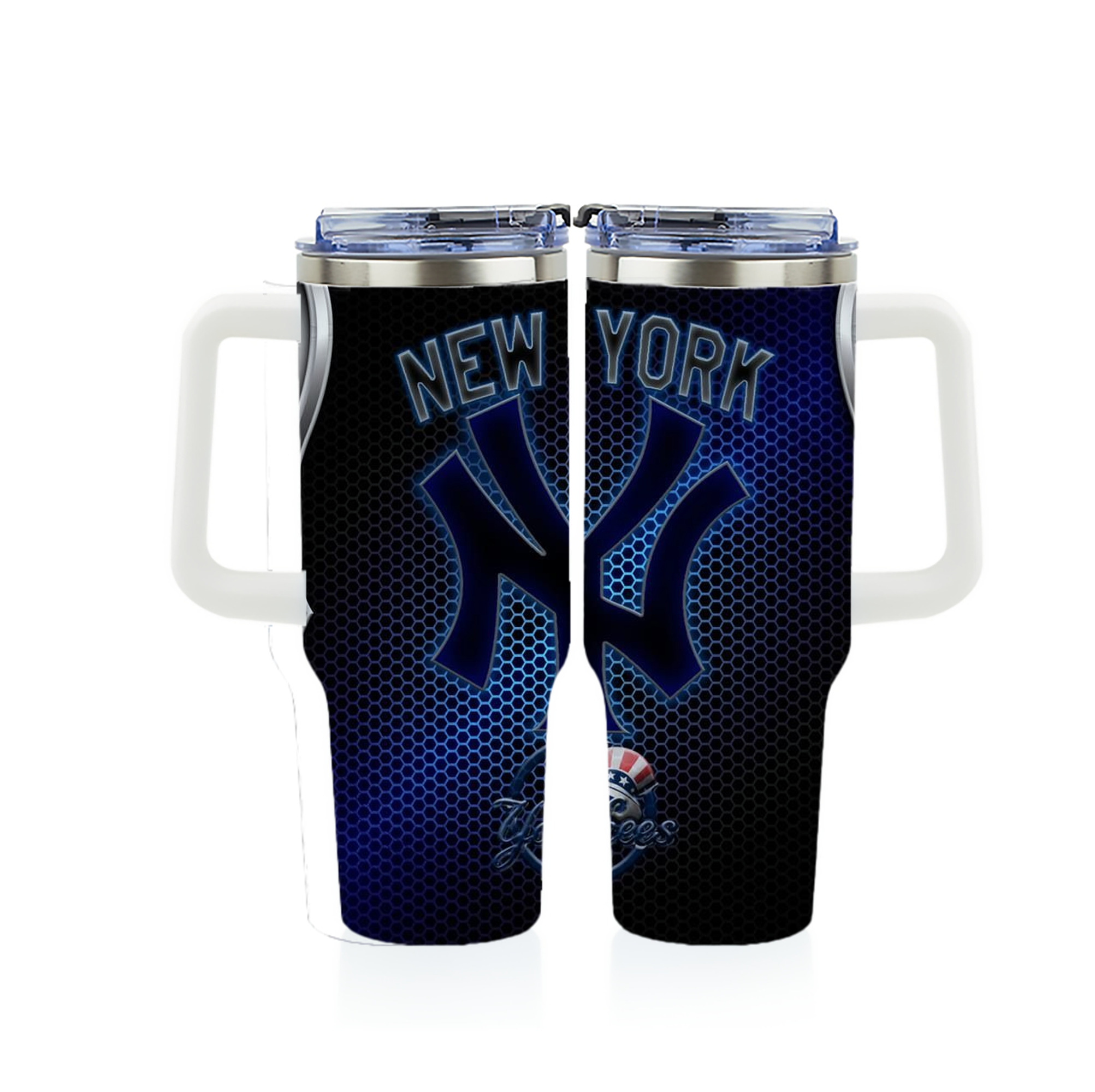 New York Yankees 334 40oz Full Wrap Car Tumbler – Durable Stainless Steel Travel Mug With Vibrant UV Print – Double Wall Insulated, Fits Most Car Cup Holders