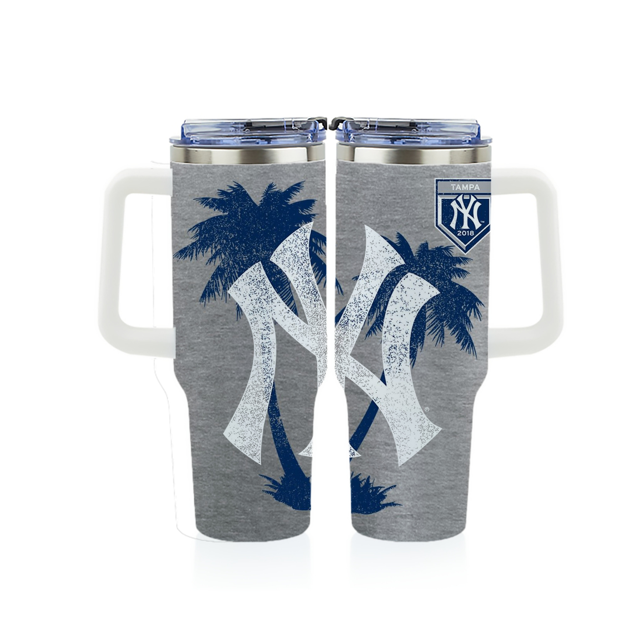 New York Yankees 338 40oz Full Wrap Car Tumbler – Durable Stainless Steel Travel Mug With Vibrant UV Print – Double Wall Insulated, Fits Most Car Cup Holders