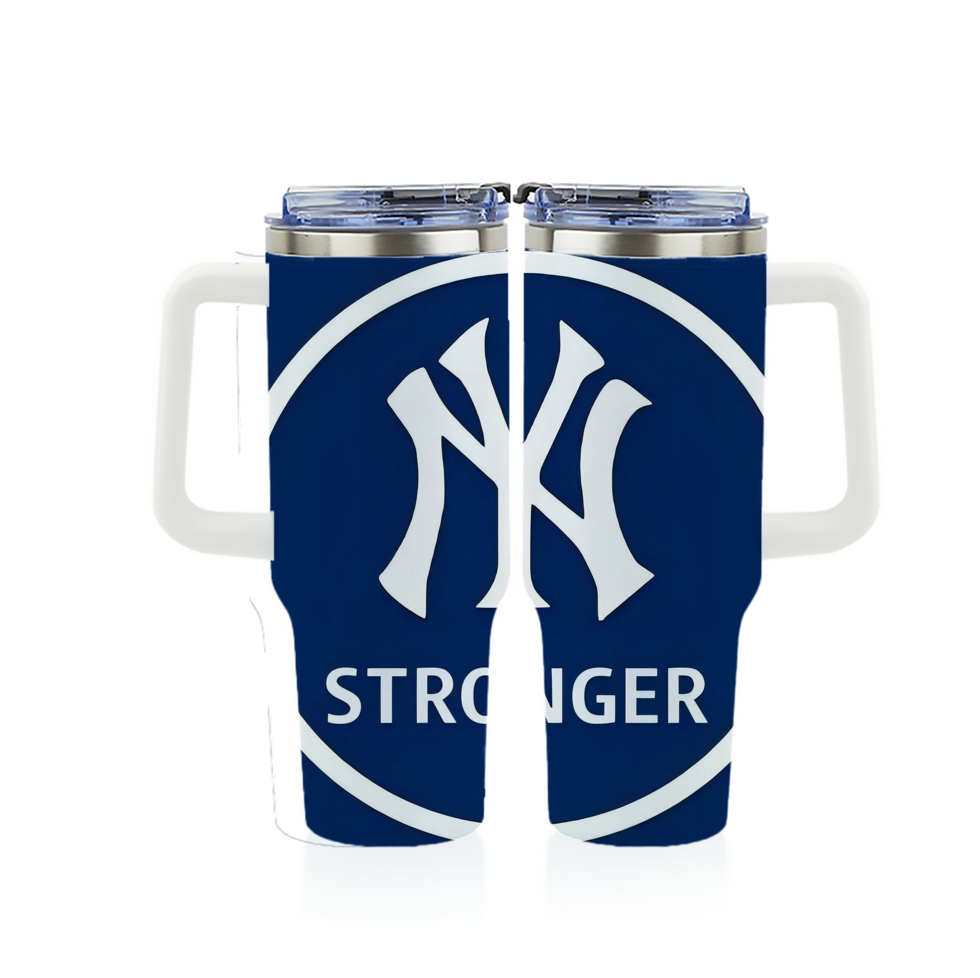 New York Yankees 346 40oz Full Wrap Car Tumbler – Durable Stainless Steel Travel Mug With Vibrant UV Print – Double Wall Insulated, Fits Most Car Cup Holders