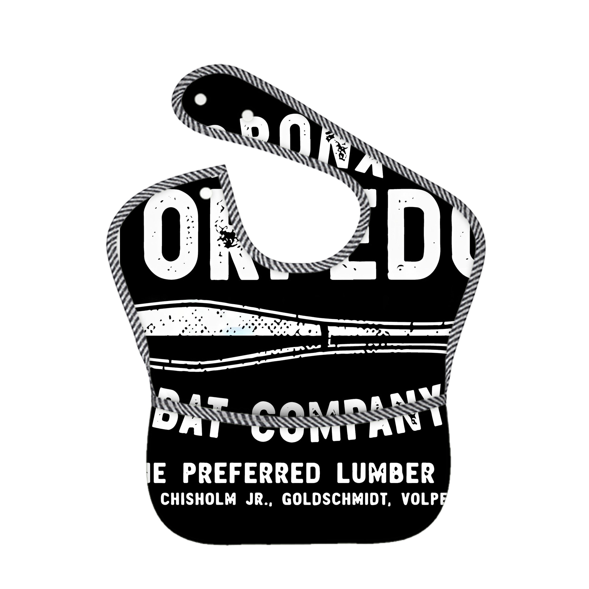 New York Yankees 261 Adjustable Waterproof Toddler Bib – Full-Print Durable Polyester – Foldable Crumb Pocket – Easy Snap Closure – Soft