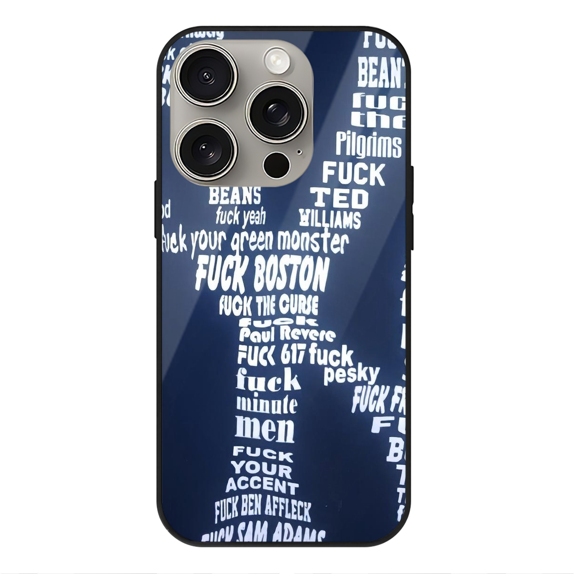 New York Yankees 224 IPhone 15 Pro Mirror Phone Case – UV Printed Glass + TPU – Scratch-Resistant, Wireless Charging Compatible, Precise Fit & Stylish Design