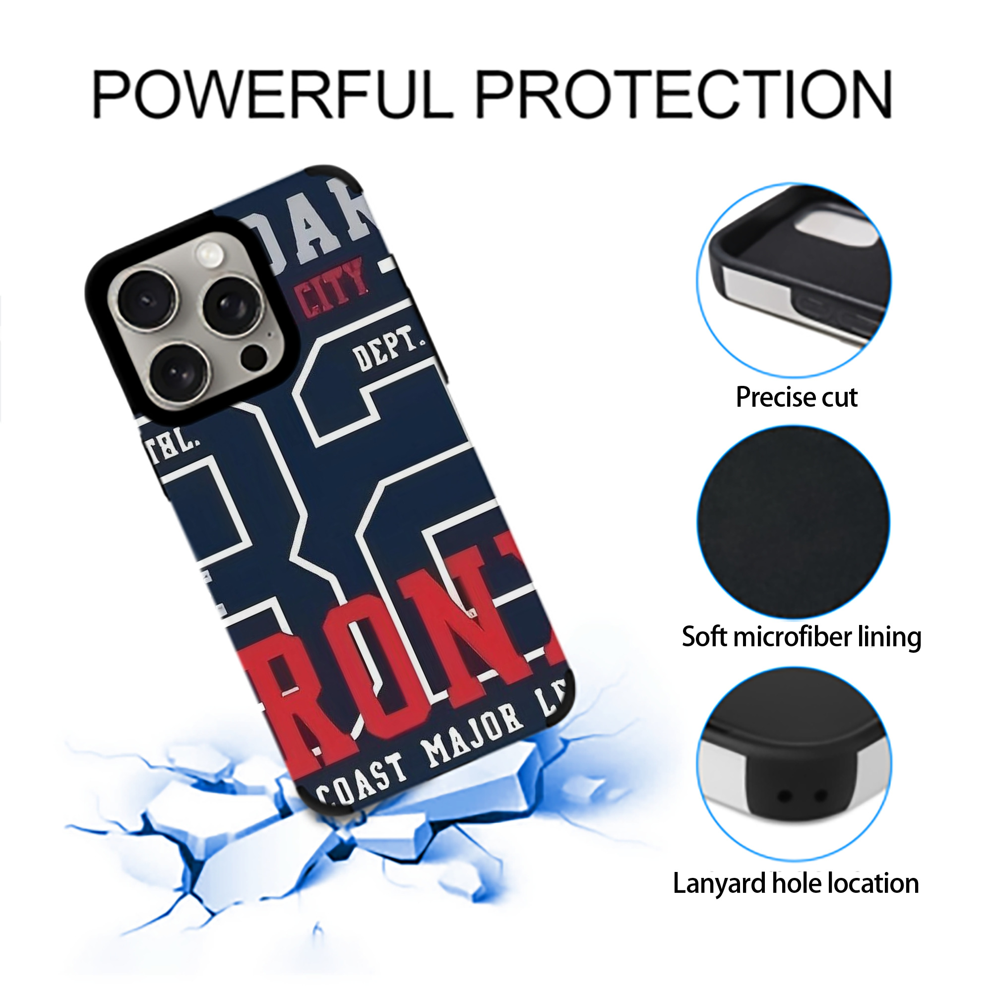 New York Yankees 132 IPhone 15 Pro Max PU Leather Case – Soft Lining, 360° Protection – Precise Fit, 3D Buttons, Easy Charging – Anti-Yellowing, Easy To Clean