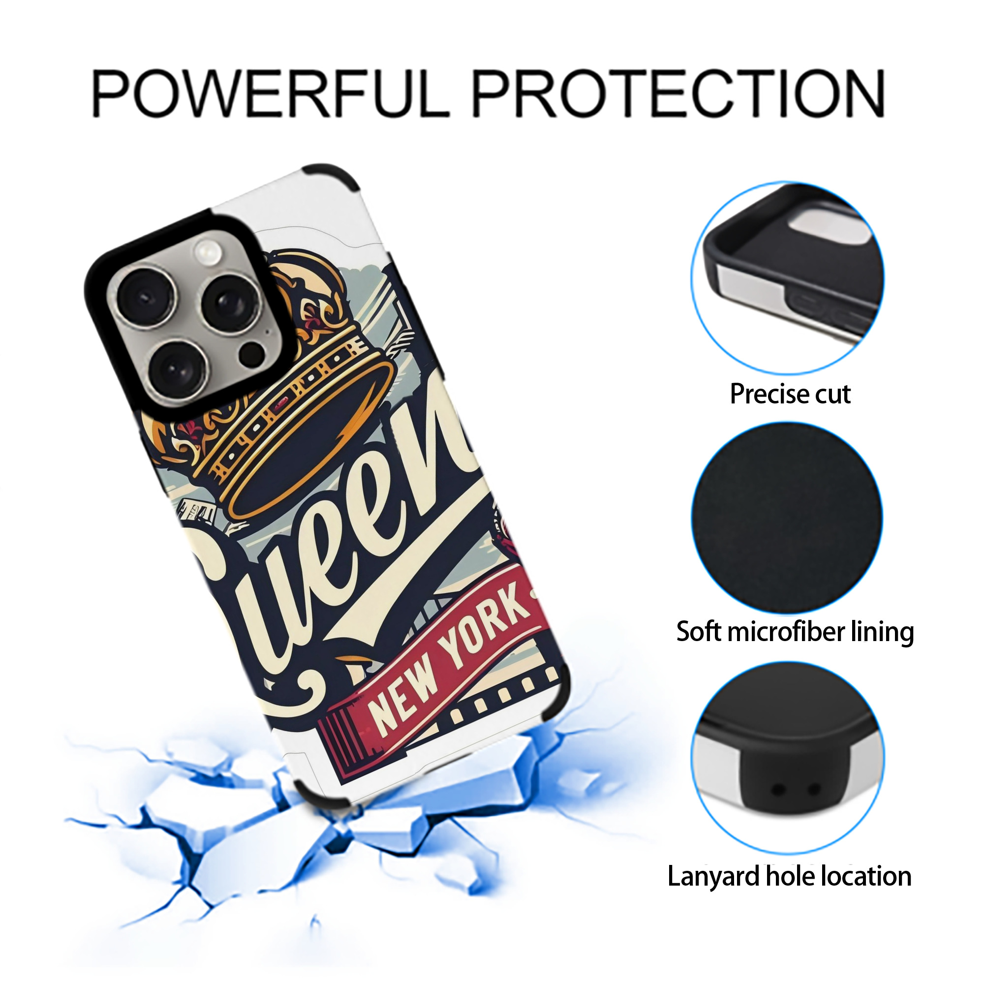 New York Yankees 248 IPhone 15 Pro Max PU Leather Case – Soft Lining, 360° Protection – Precise Fit, 3D Buttons, Easy Charging – Anti-Yellowing, Easy To Clean