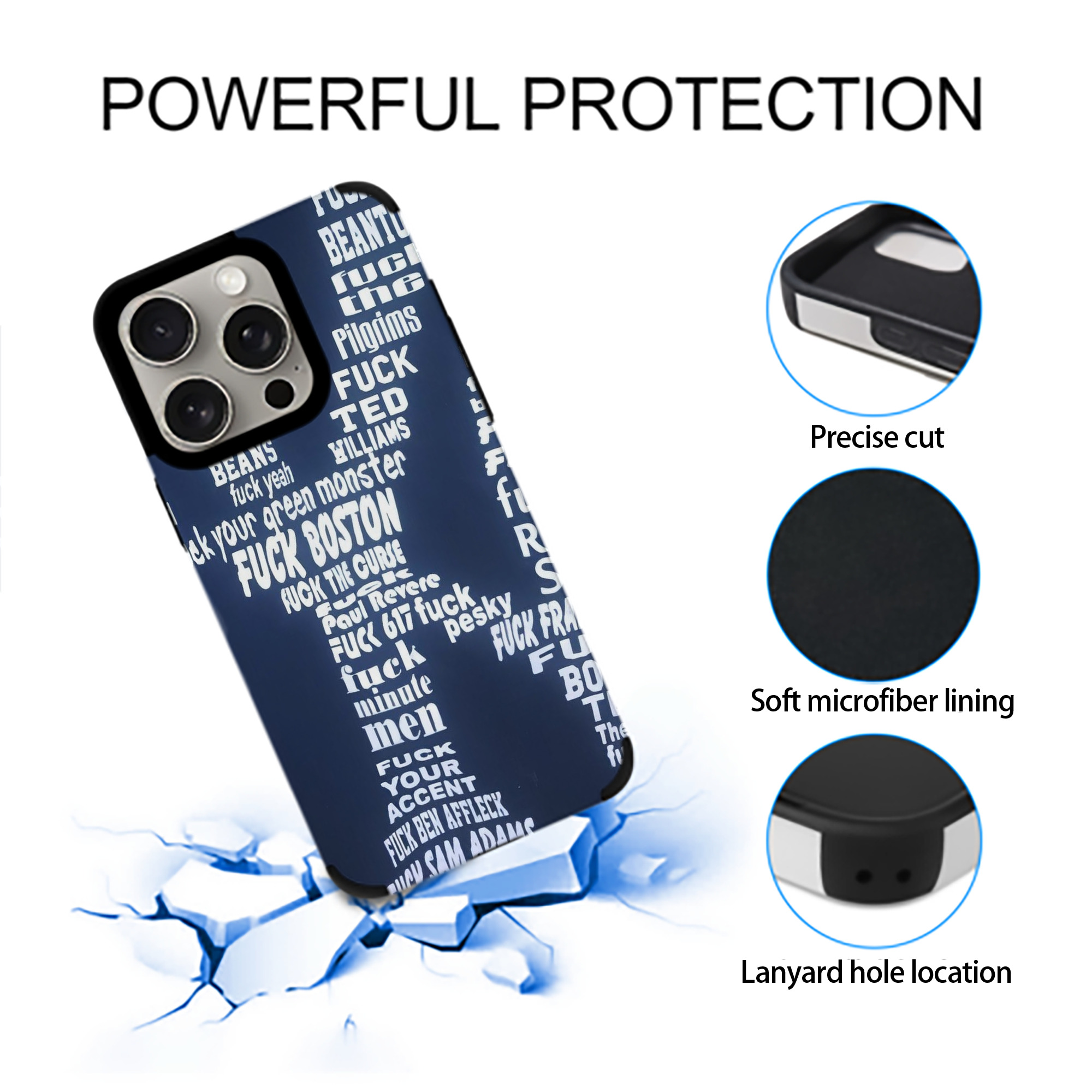 New York Yankees 224 IPhone 15 Pro Max PU Leather Case – Soft Lining, 360° Protection – Precise Fit, 3D Buttons, Easy Charging – Anti-Yellowing, Easy To Clean