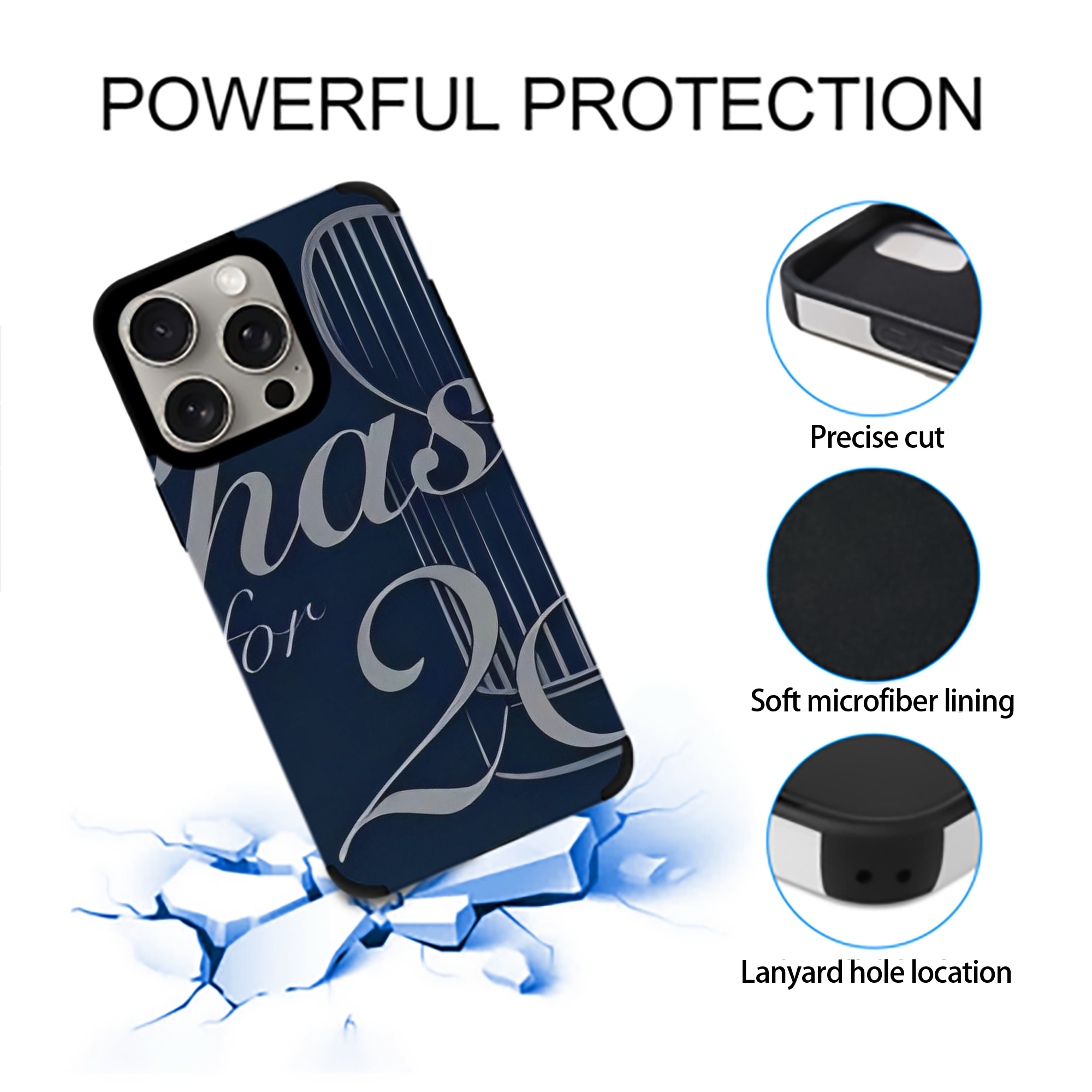 New York Yankees 300 IPhone 15 Pro Max PU Leather Case – Soft Lining, 360° Protection – Precise Fit, 3D Buttons, Easy Charging – Anti-Yellowing, Easy To Clean