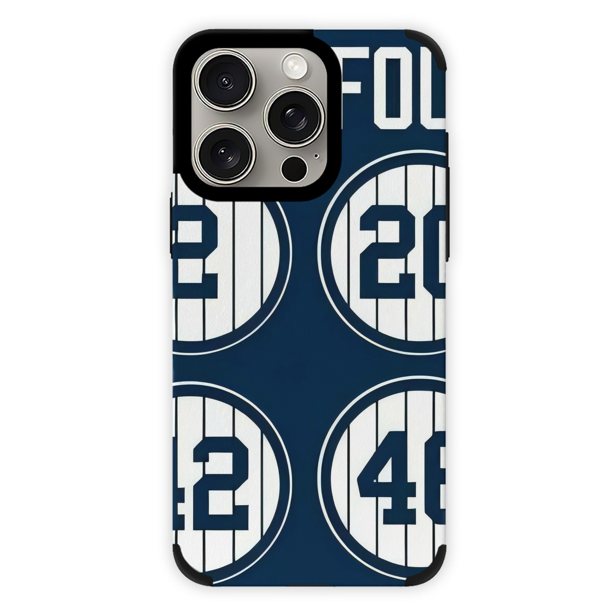 New York Yankees 223 IPhone 15 Pro Max PU Leather Case – Soft Lining, 360° Protection – Precise Fit, 3D Buttons, Easy Charging – Anti-Yellowing, Easy To Clean