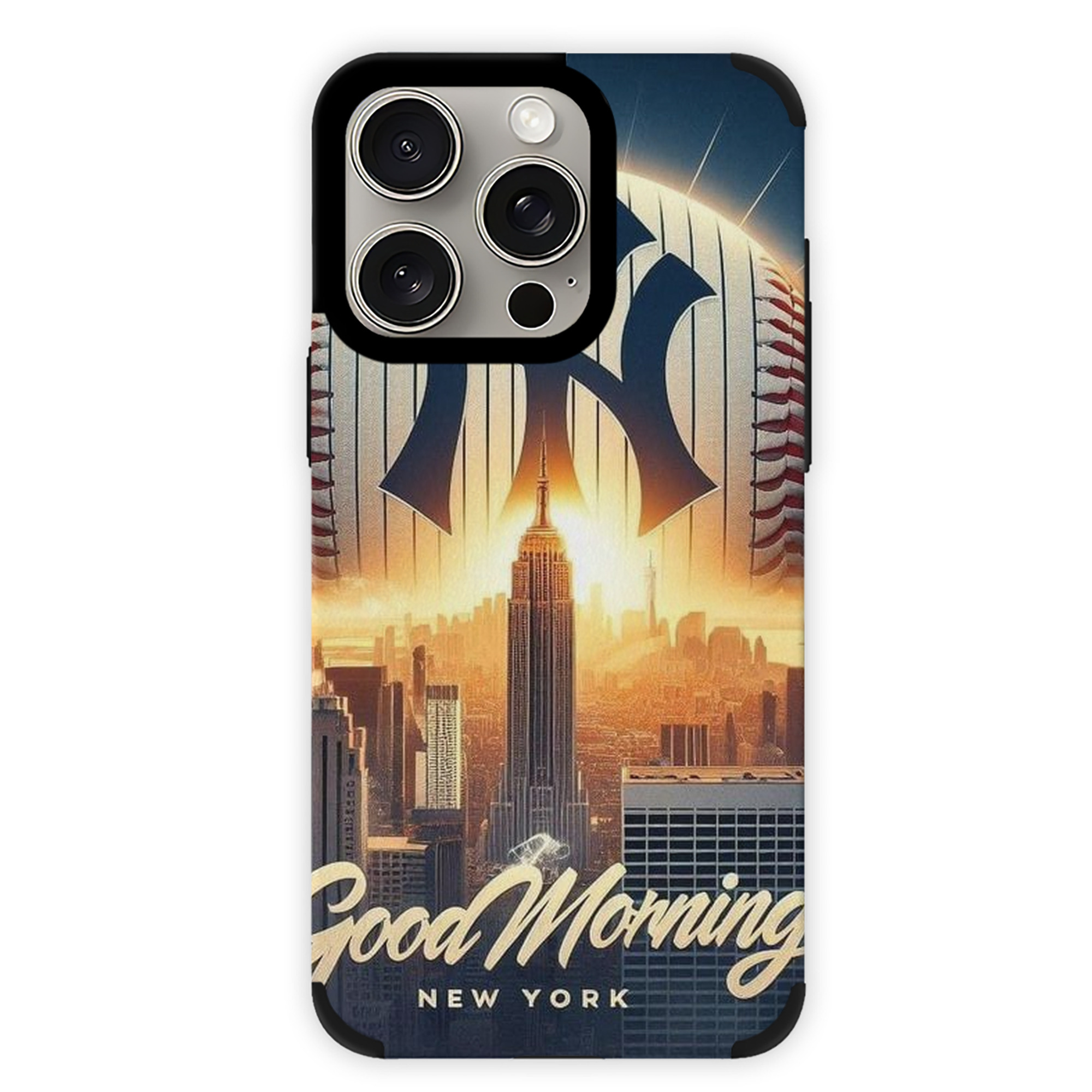 New York Yankees 111 IPhone 15 Pro Max PU Leather Case – Soft Lining, 360° Protection – Precise Fit, 3D Buttons, Easy Charging – Anti-Yellowing, Easy To Clean