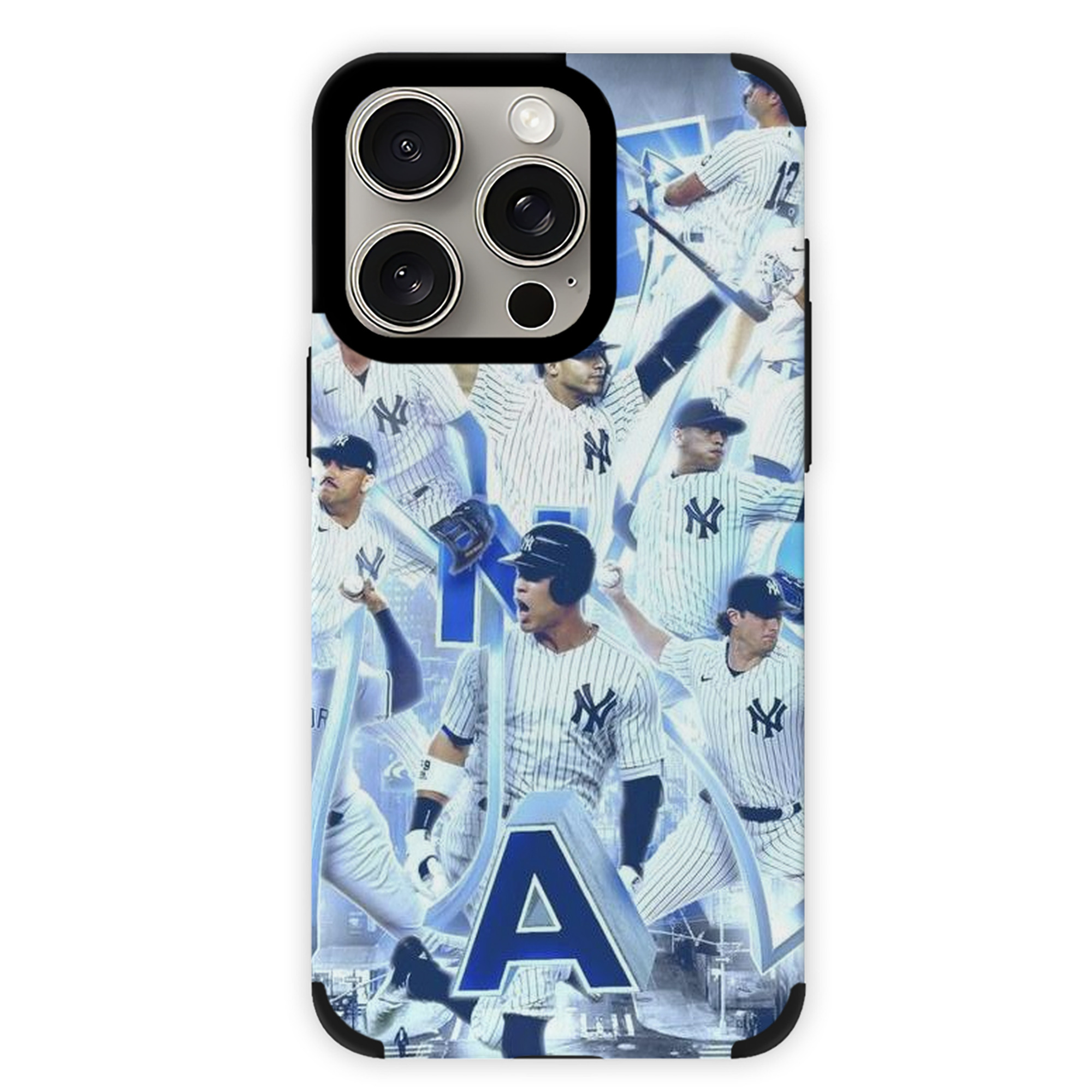 New York Yankees 236 IPhone 15 Pro Max PU Leather Case – Soft Lining, 360° Protection – Precise Fit, 3D Buttons, Easy Charging – Anti-Yellowing, Easy To Clean